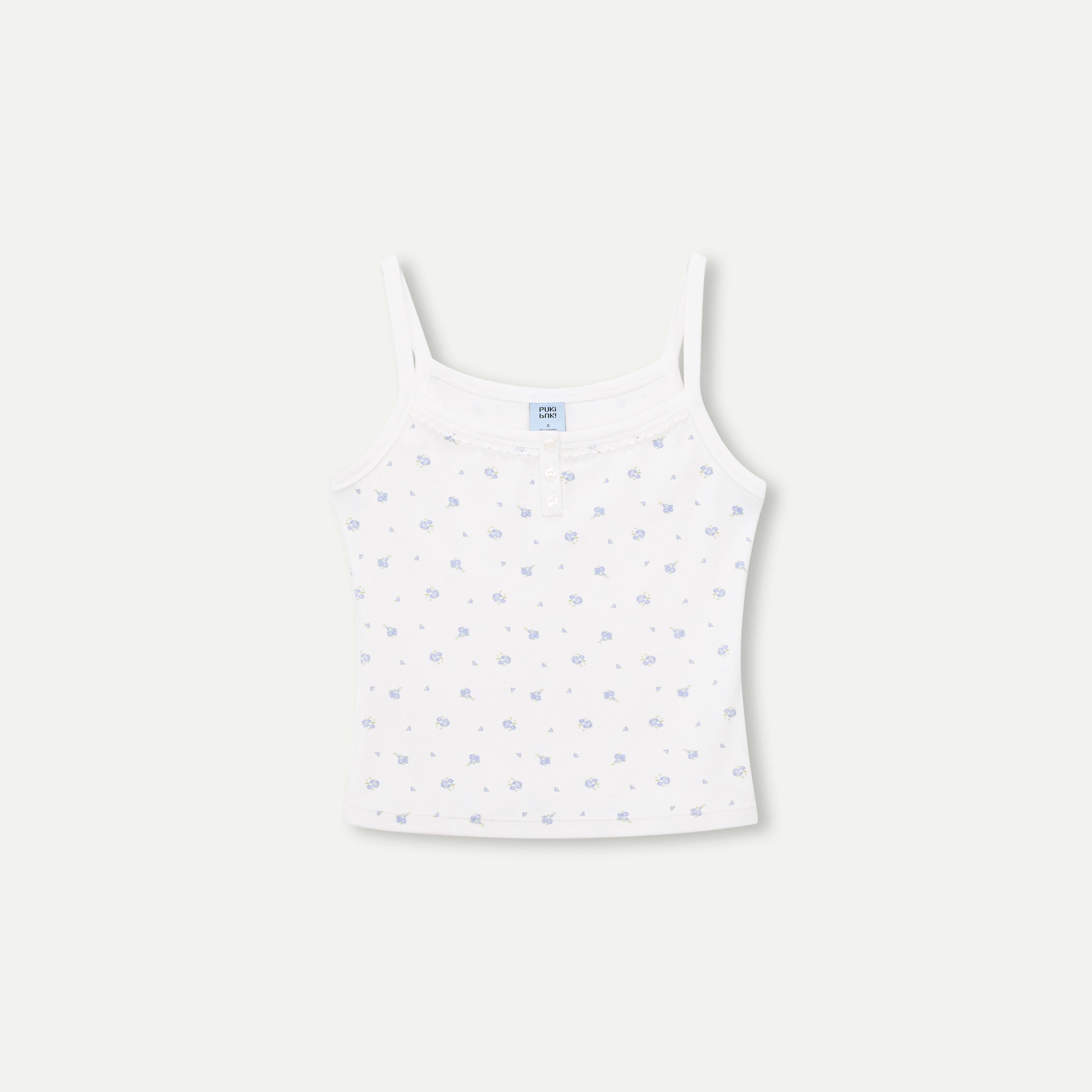 Floral Henley Tank