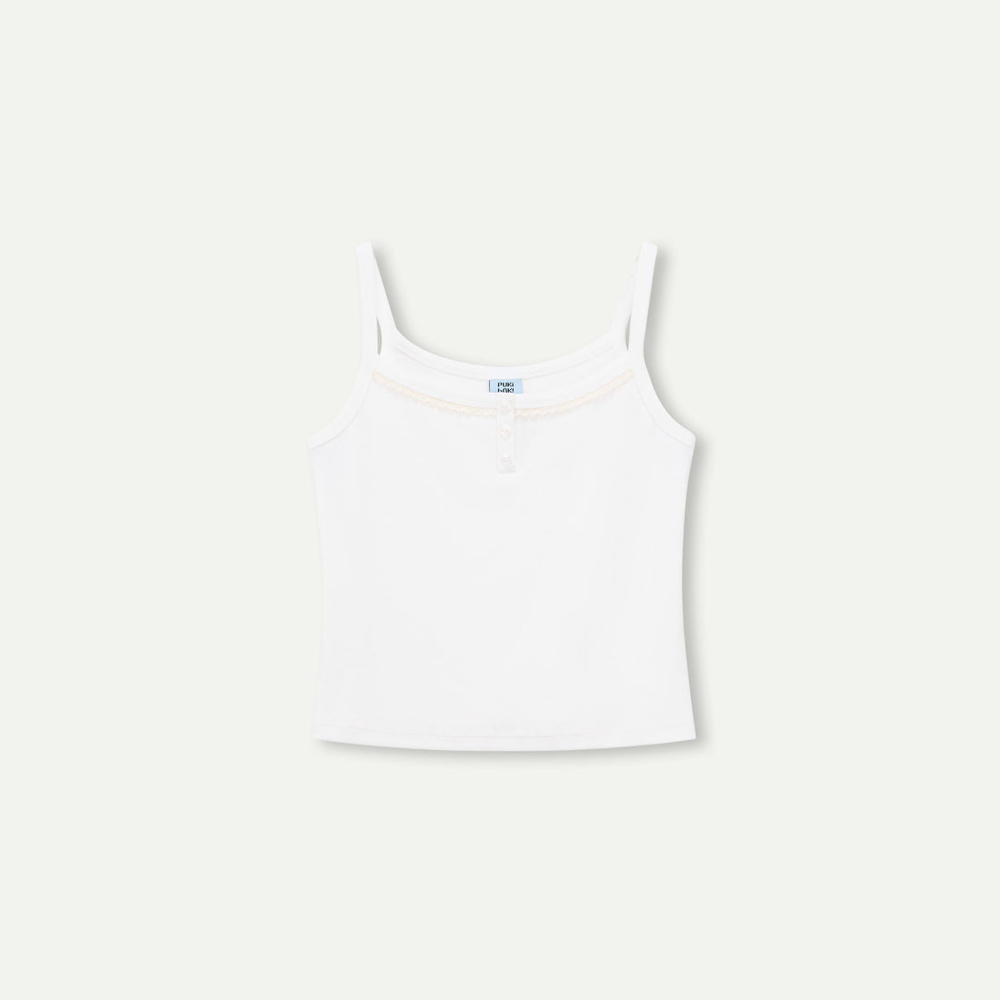 Lace Trim Henley Tank