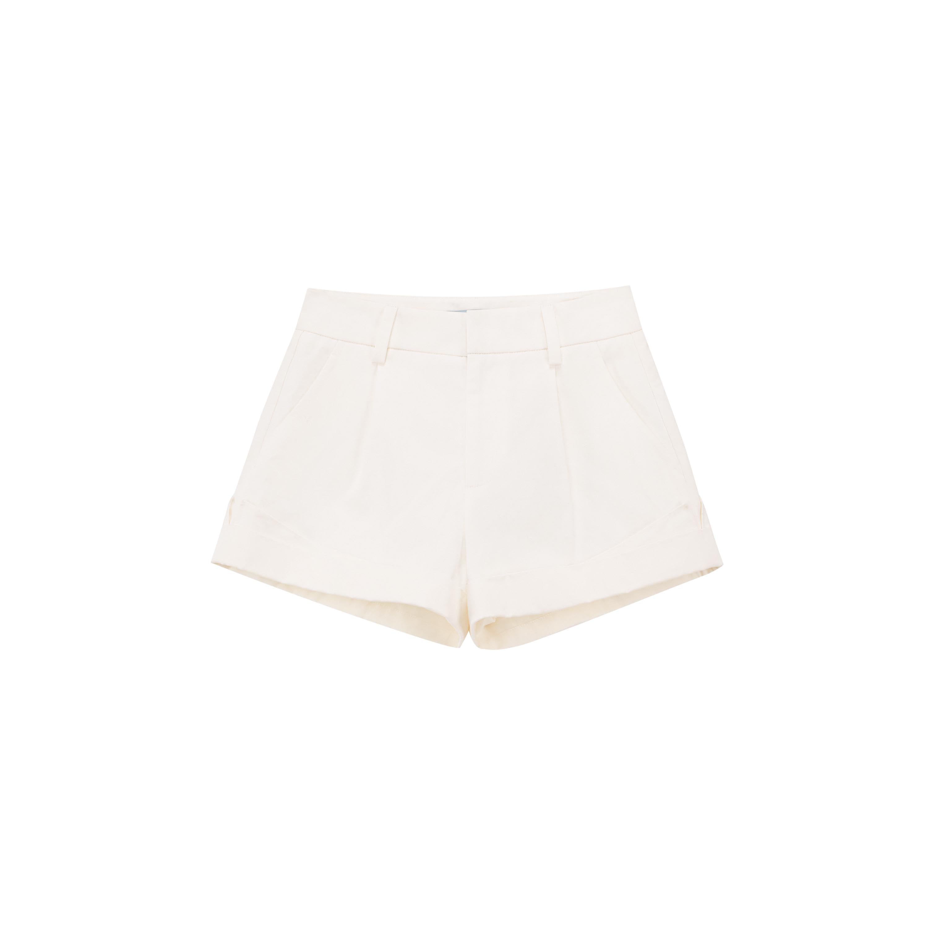 The Relaxed Pleated Shorts