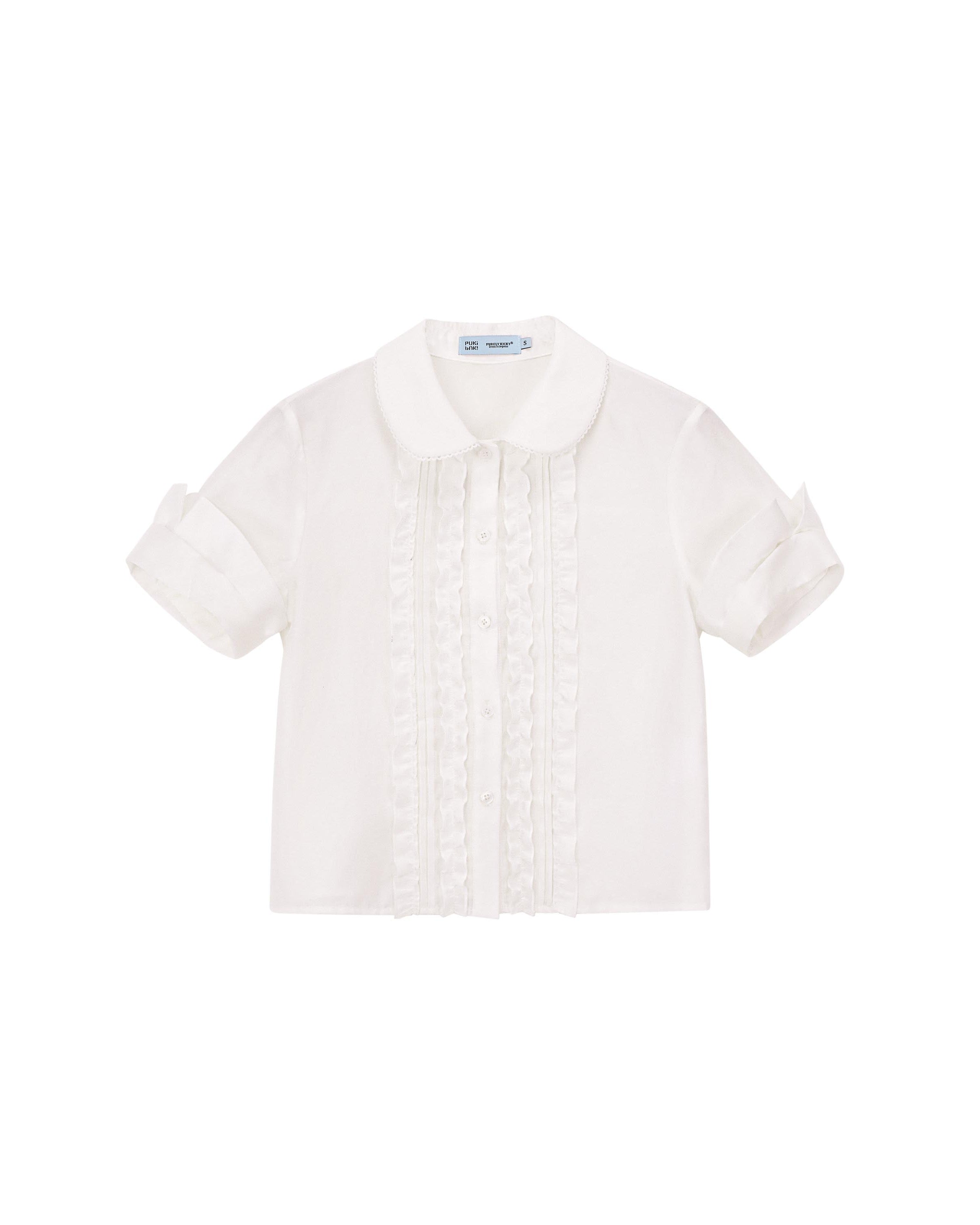 Lila Ruffle Blouse