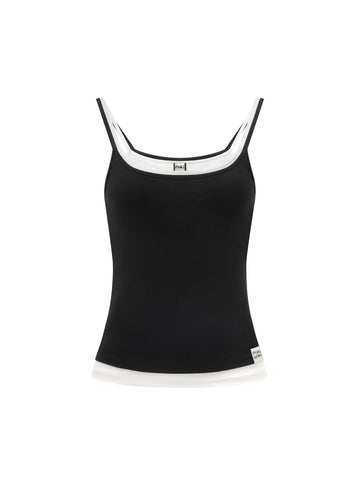Layered Knit Cami Top