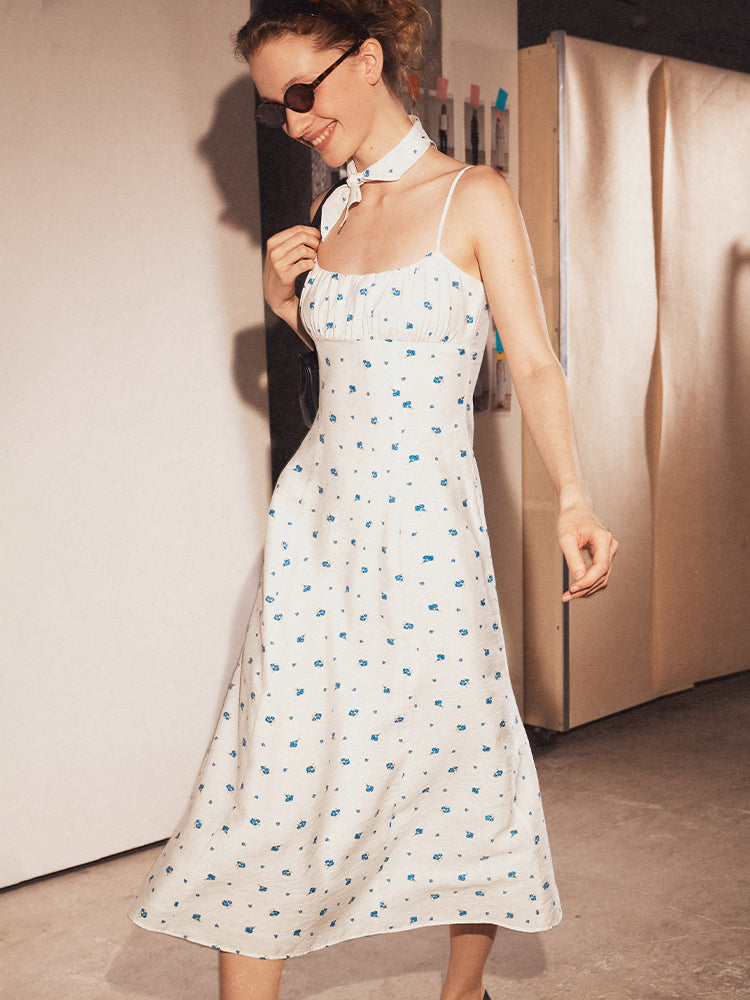The Soft Floral Slip Dress