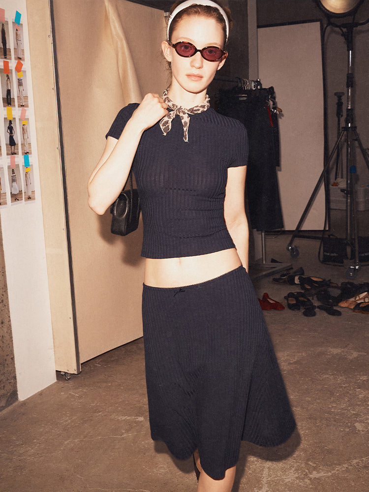 Textured Knit Set