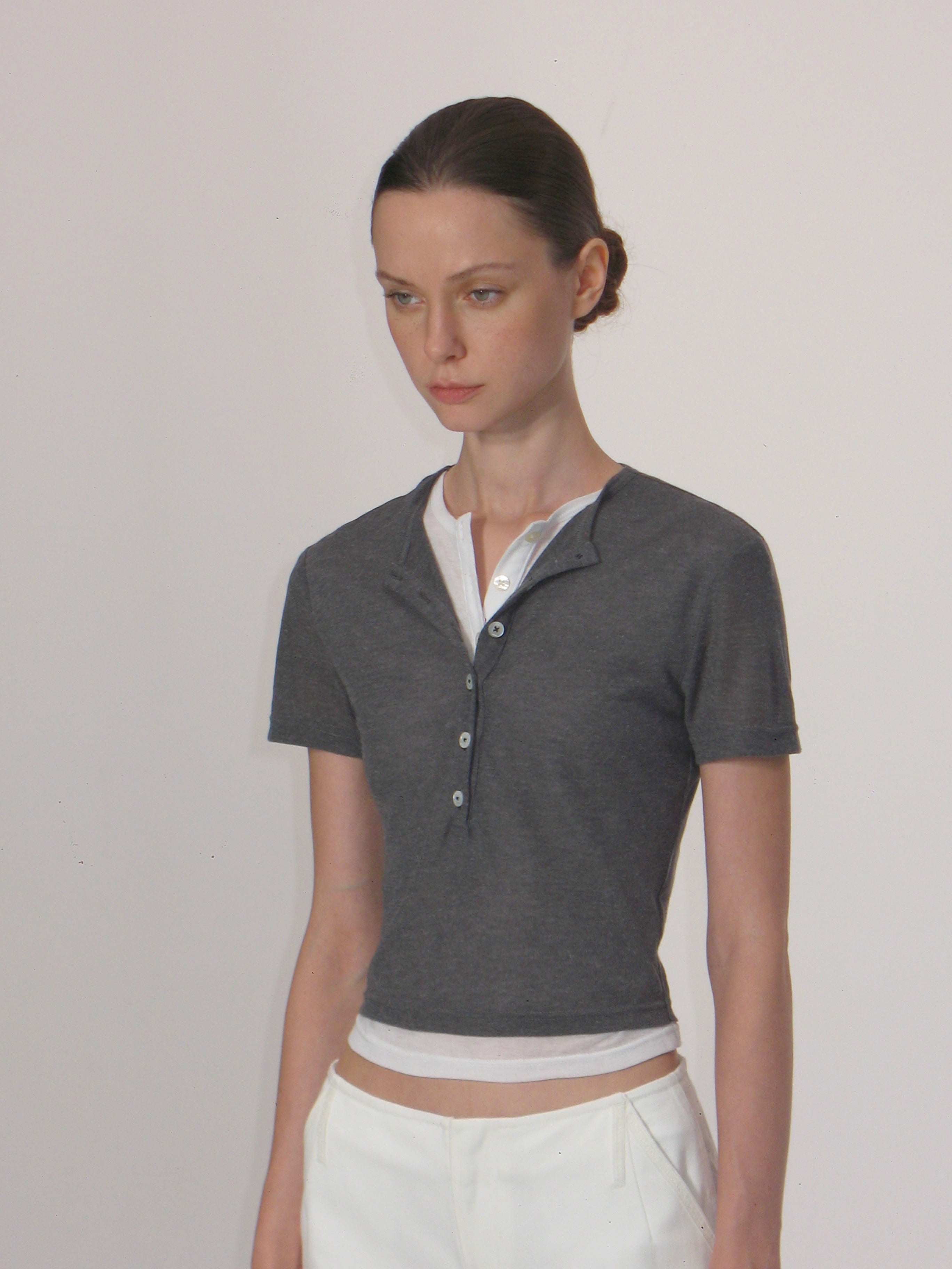 The Veil Henley Tee