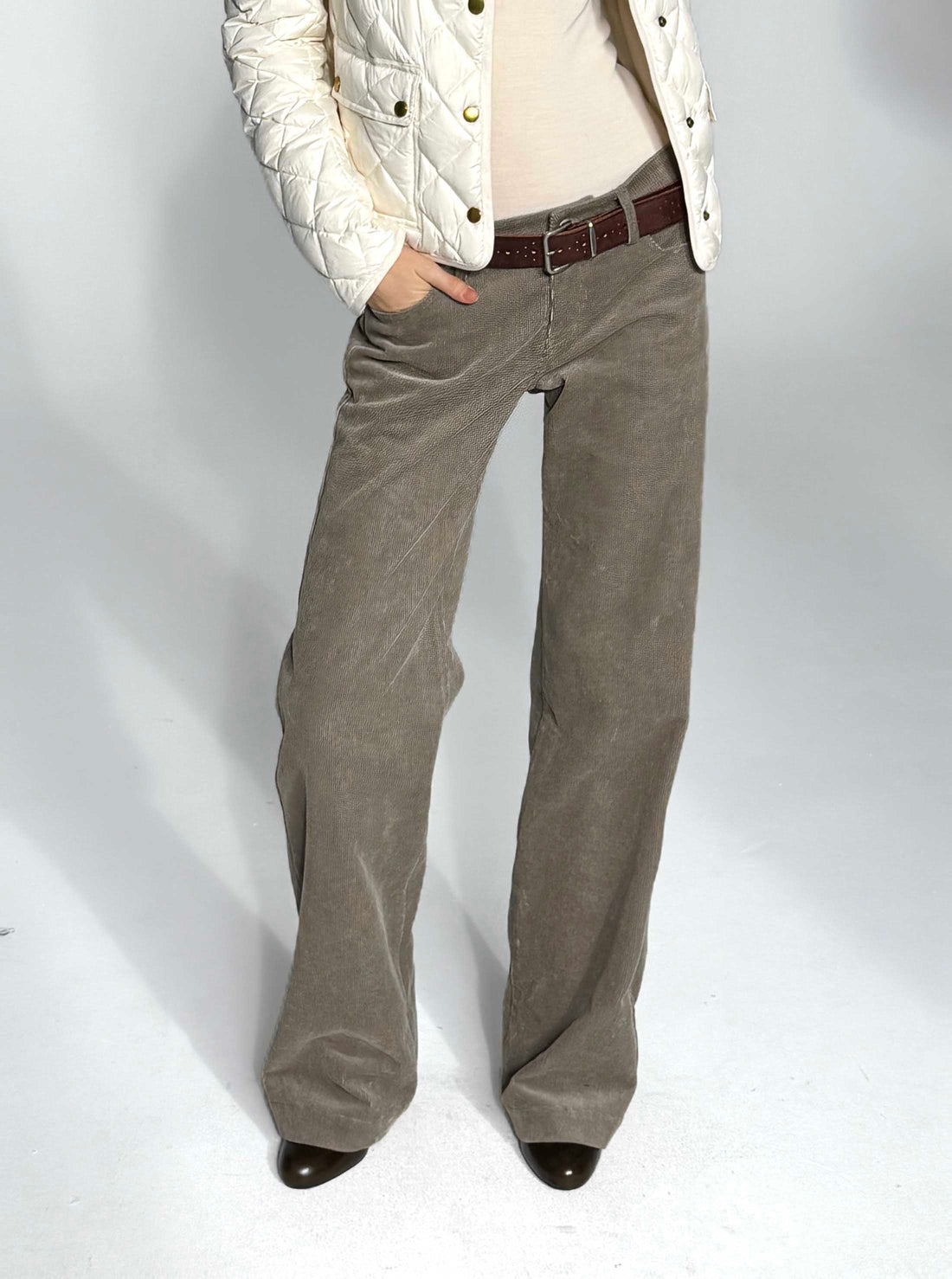 Straight Leg Corduroy Trouser