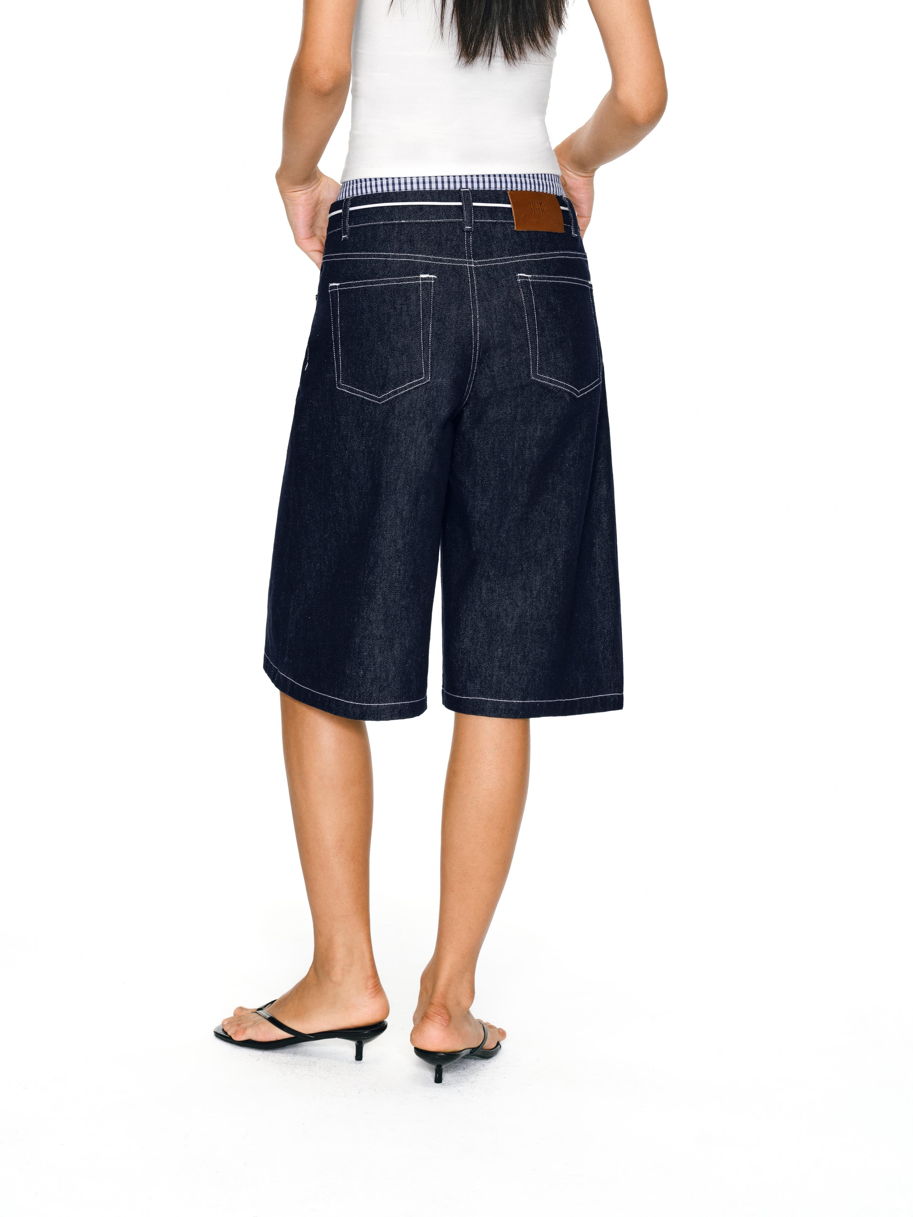 Scholar Denim Shorts