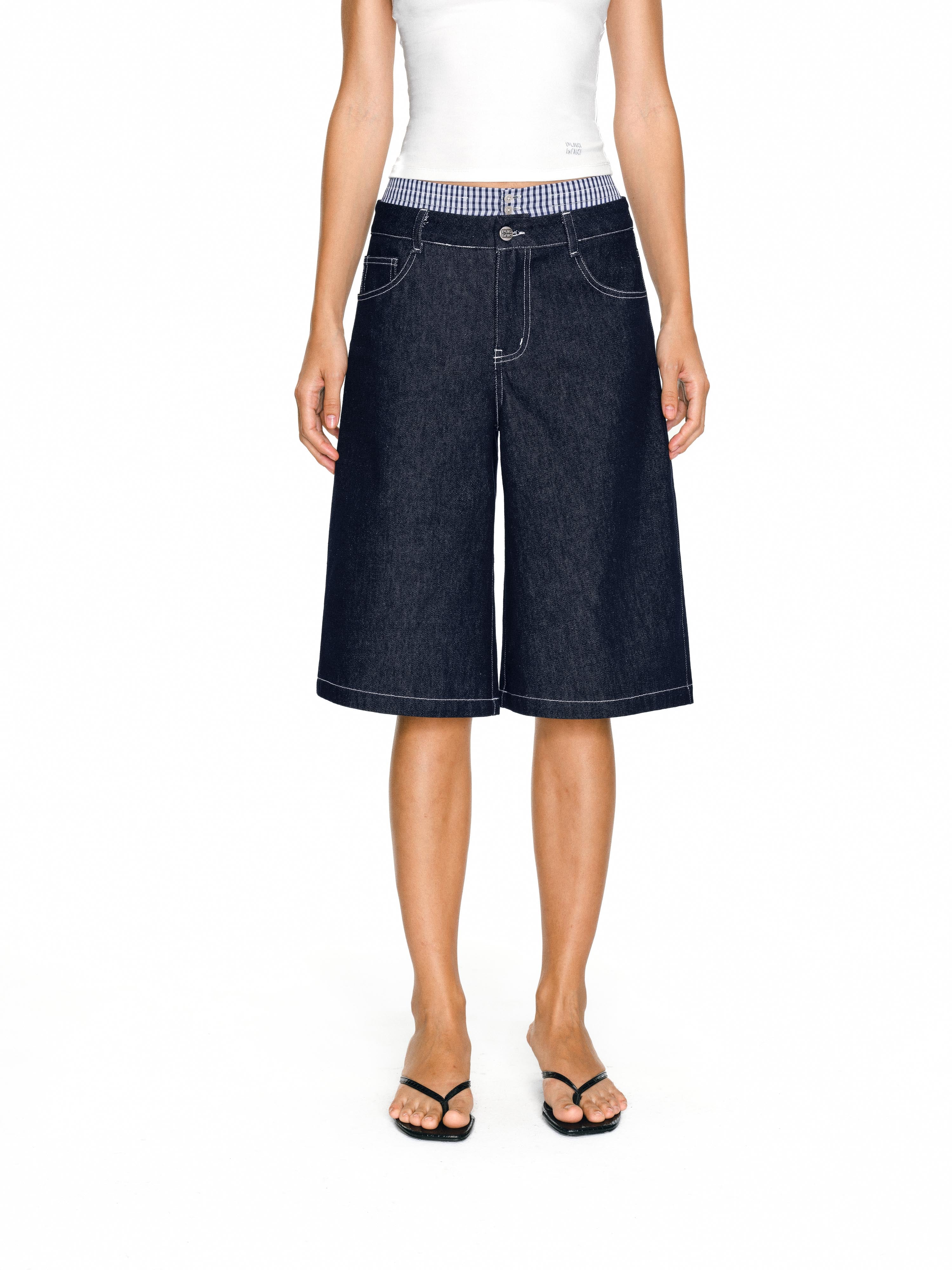Scholar Denim Shorts