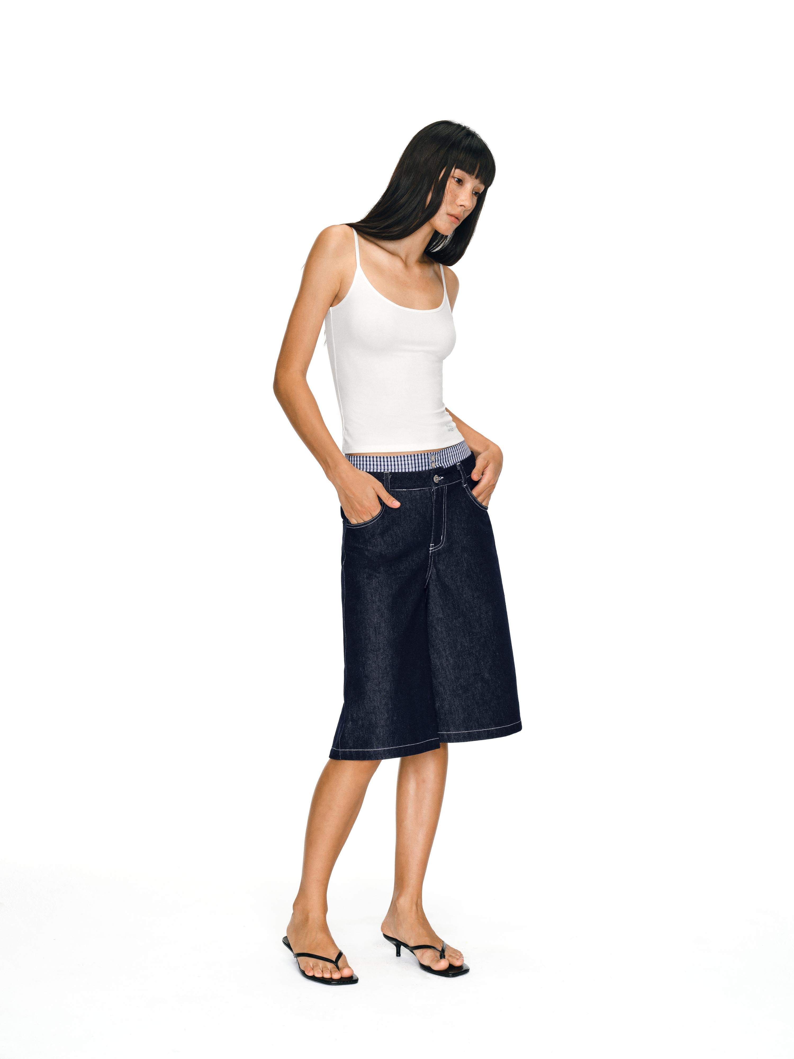 Scholar Denim Shorts
