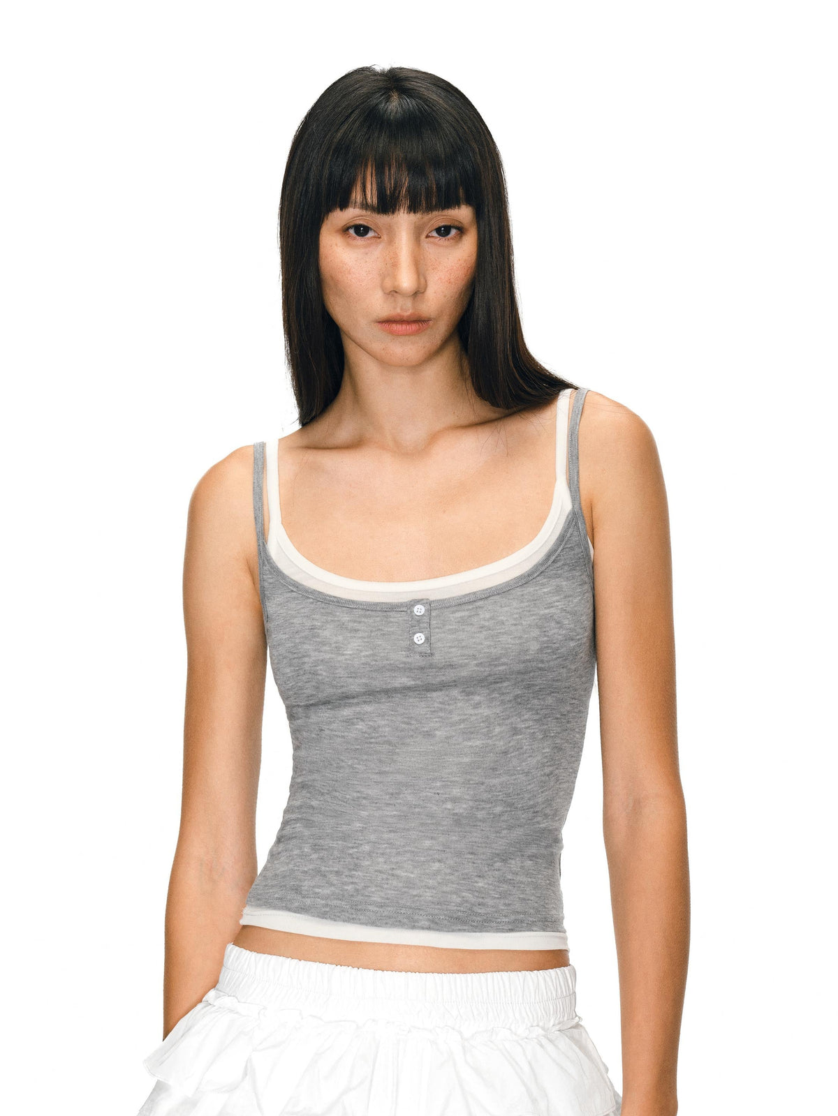 Layered Henley Tank