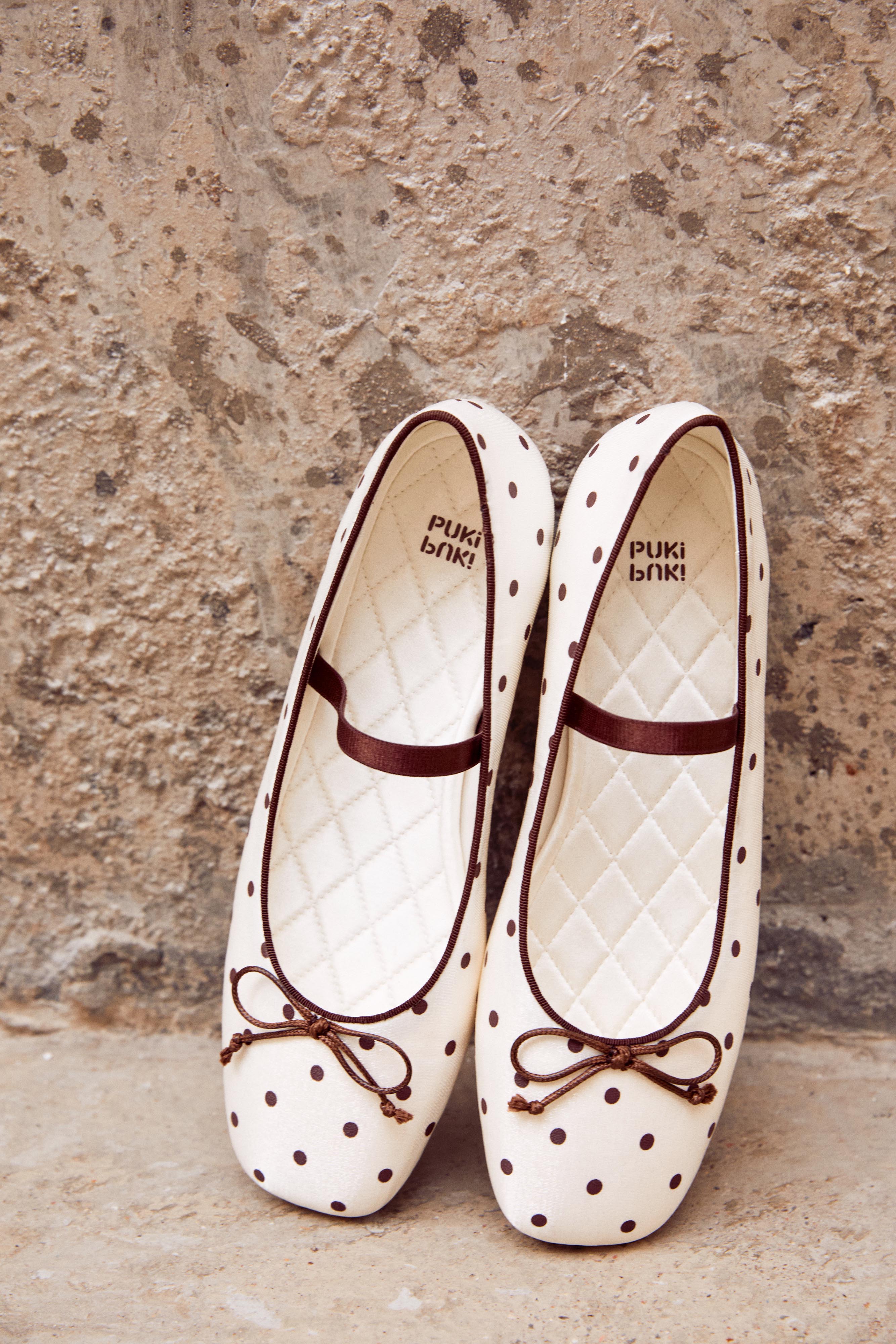 Polka Dot Ballet Flats