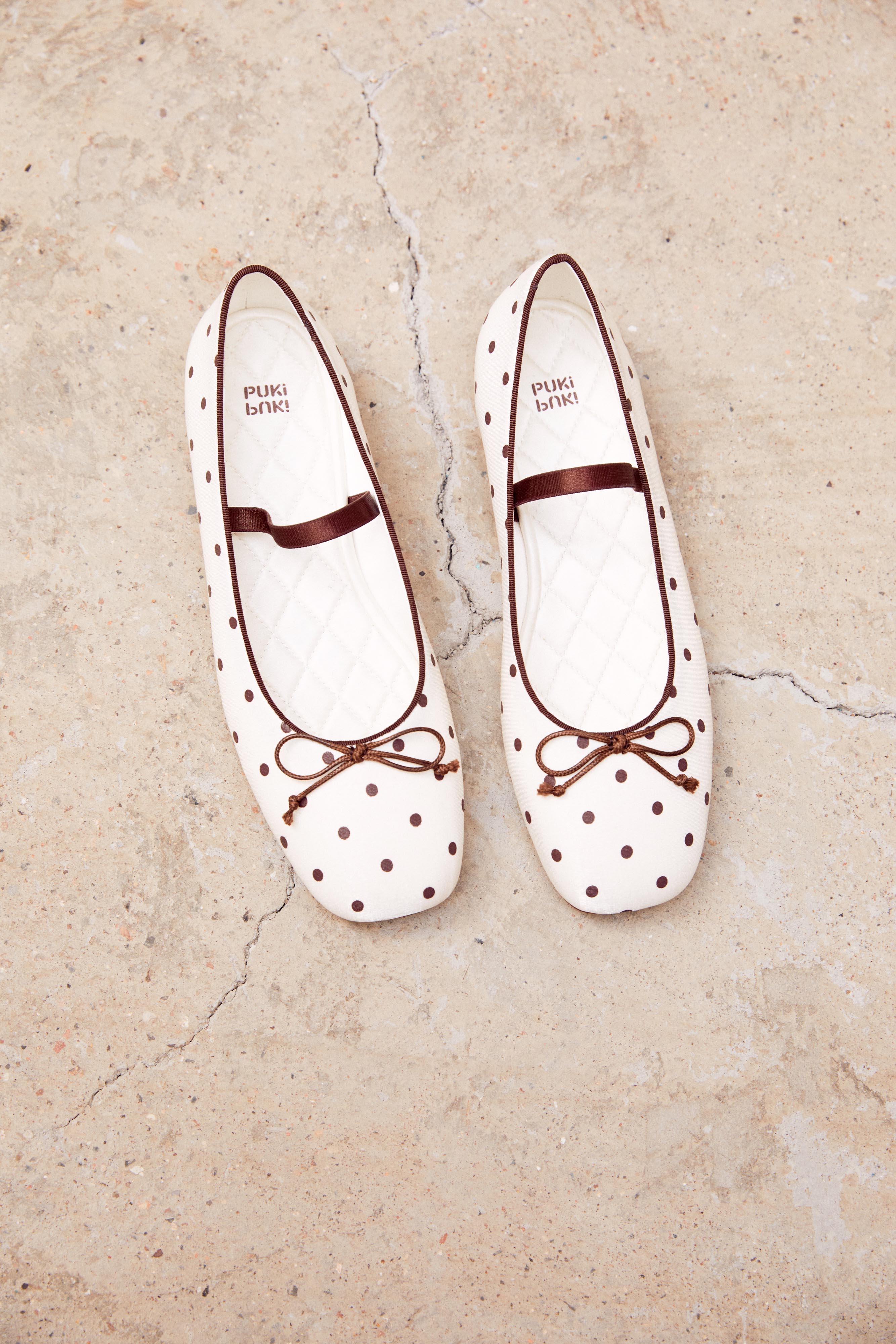 Polka Dot Ballet Flats