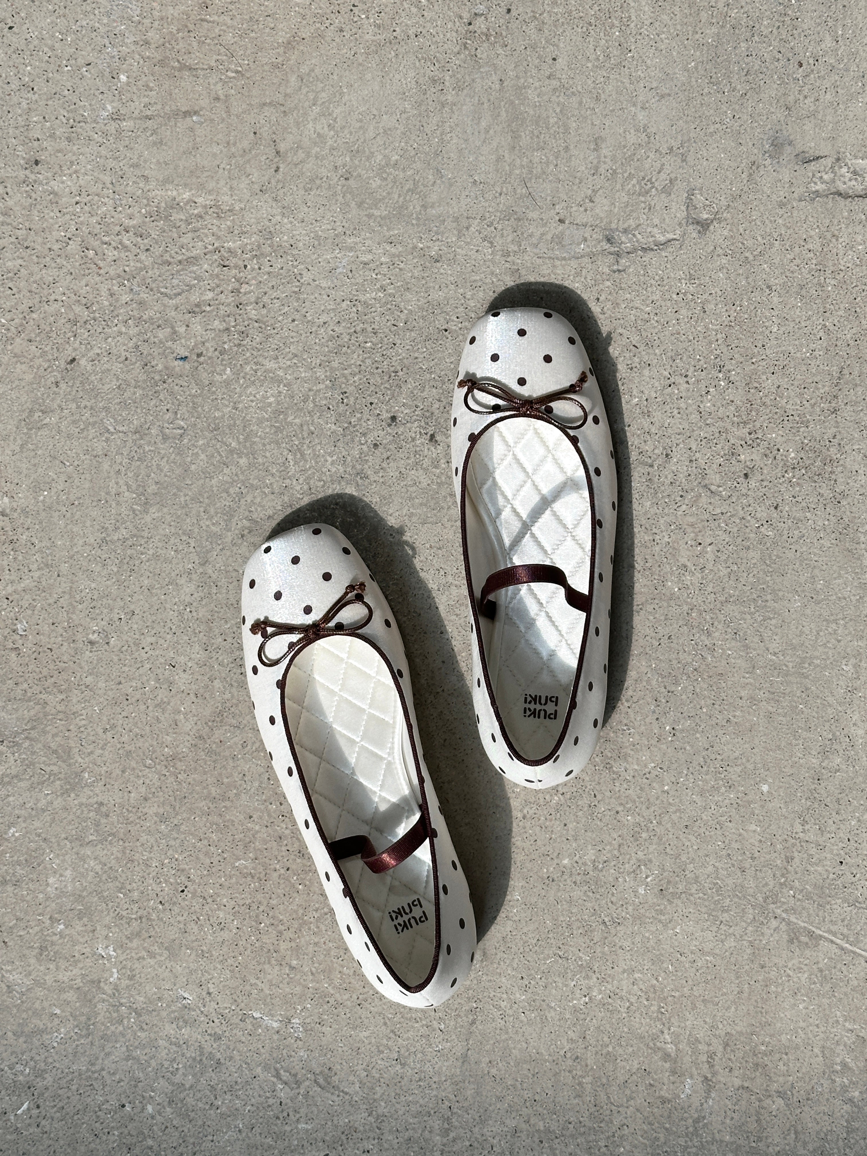 Polka Dot Ballet Flats