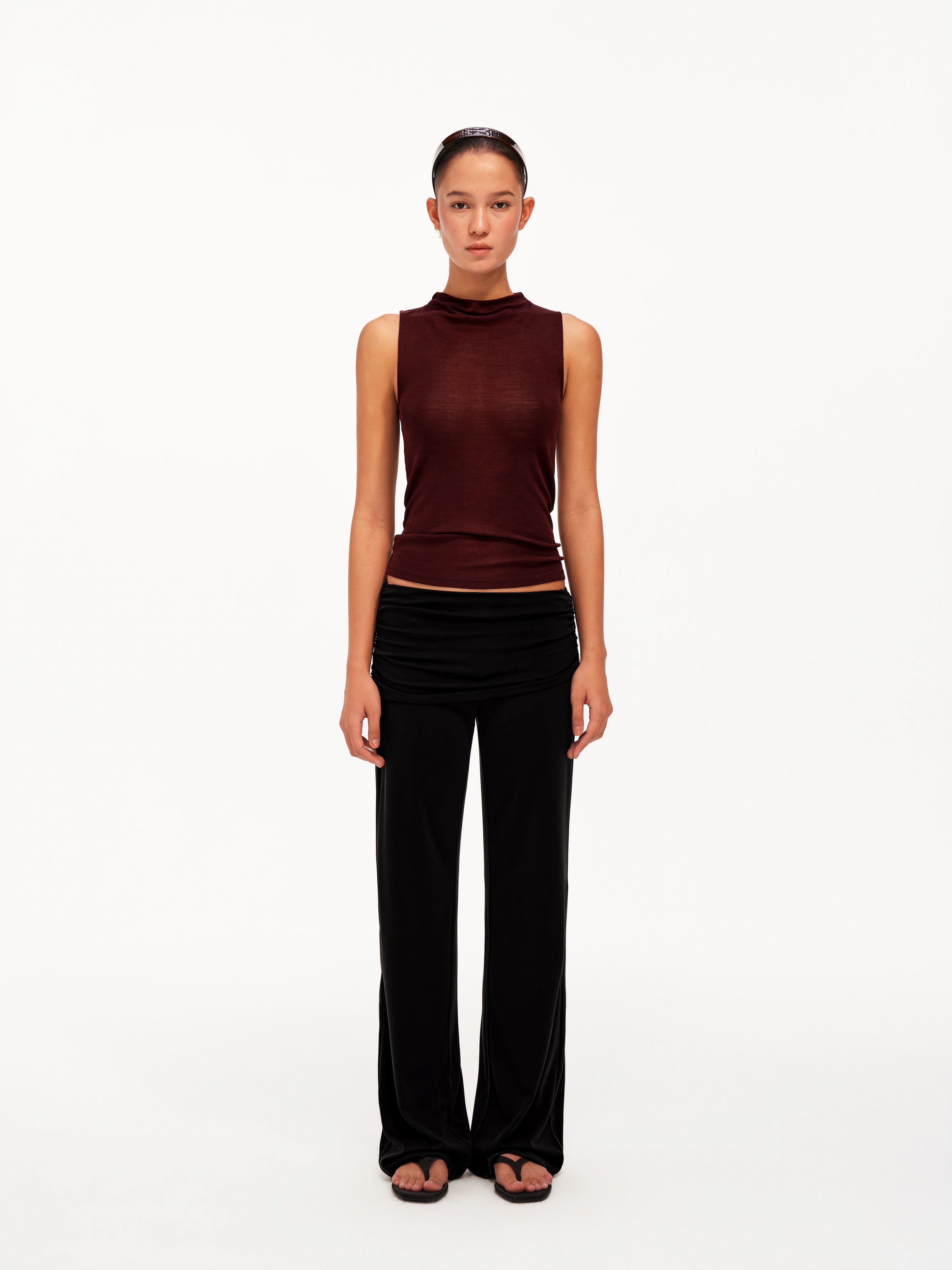 The Foldover Layered Pants