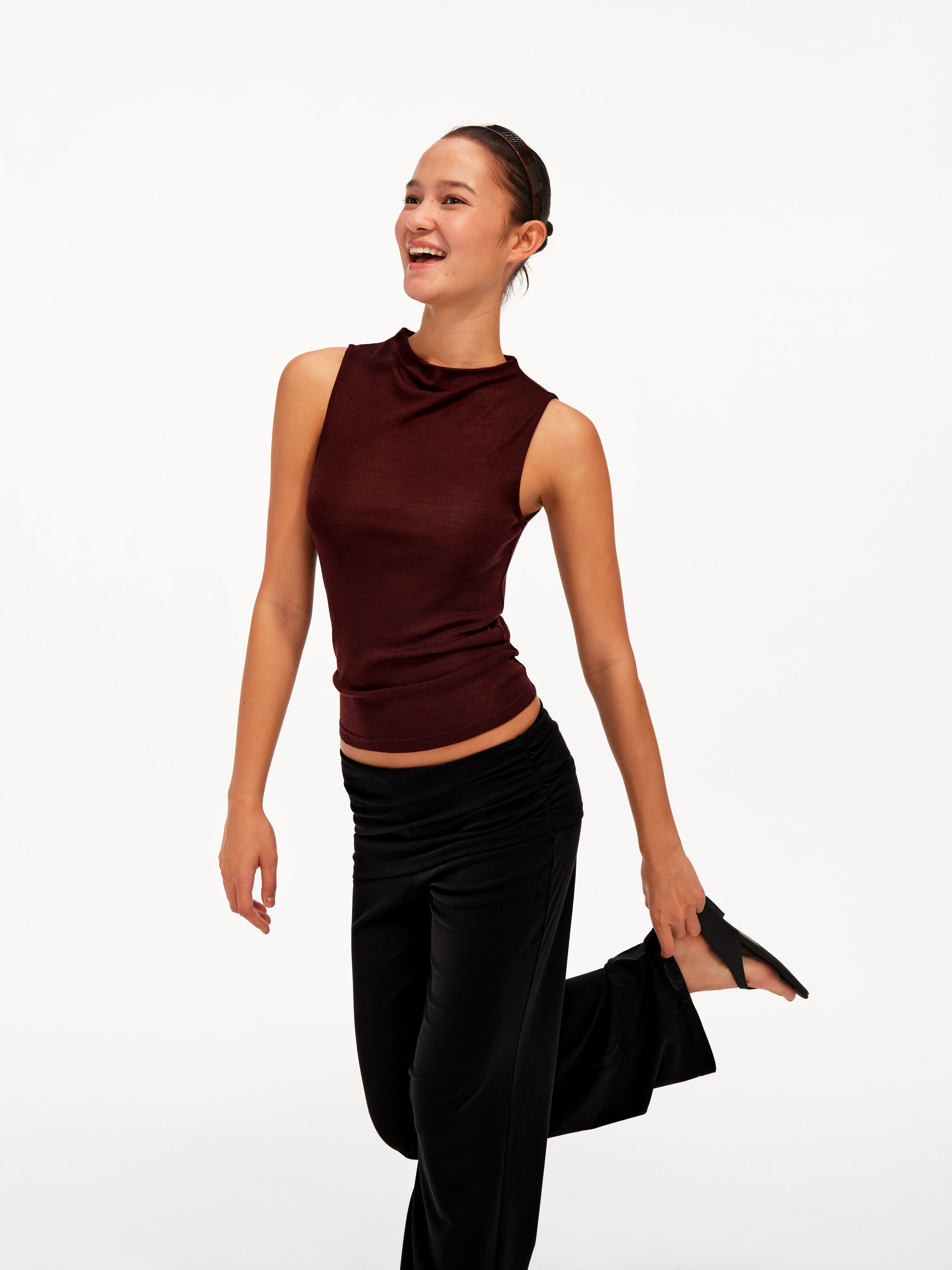 The Sheer Drape Tank