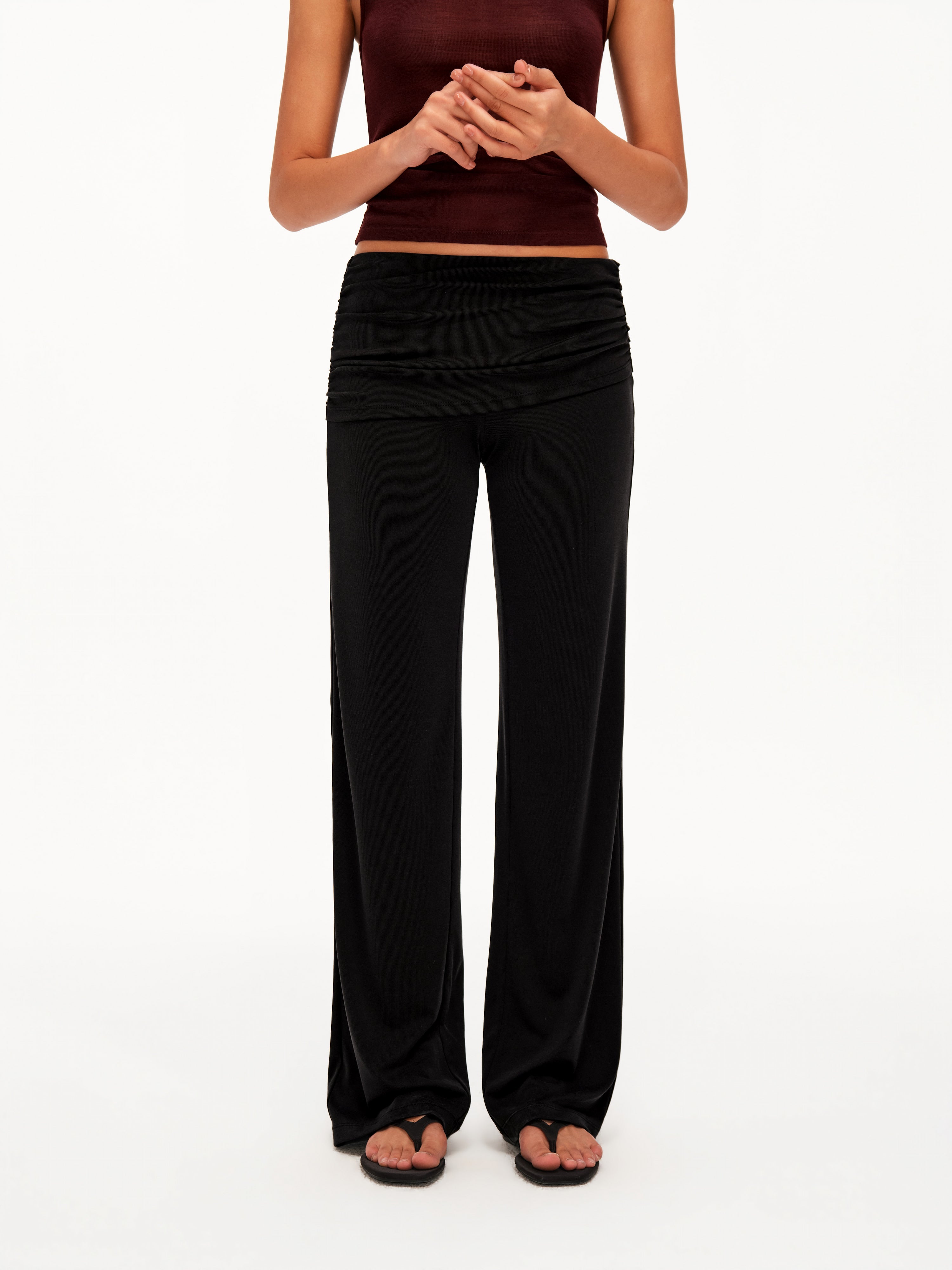 The Foldover Layered Pants