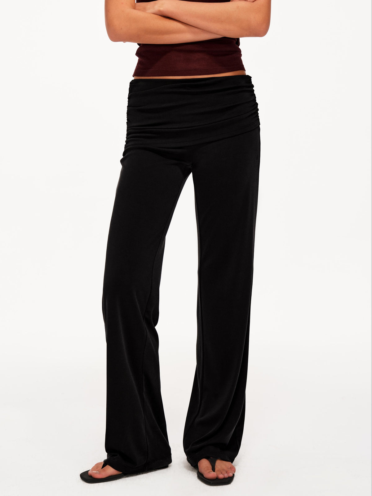 The Foldover Layered Pants