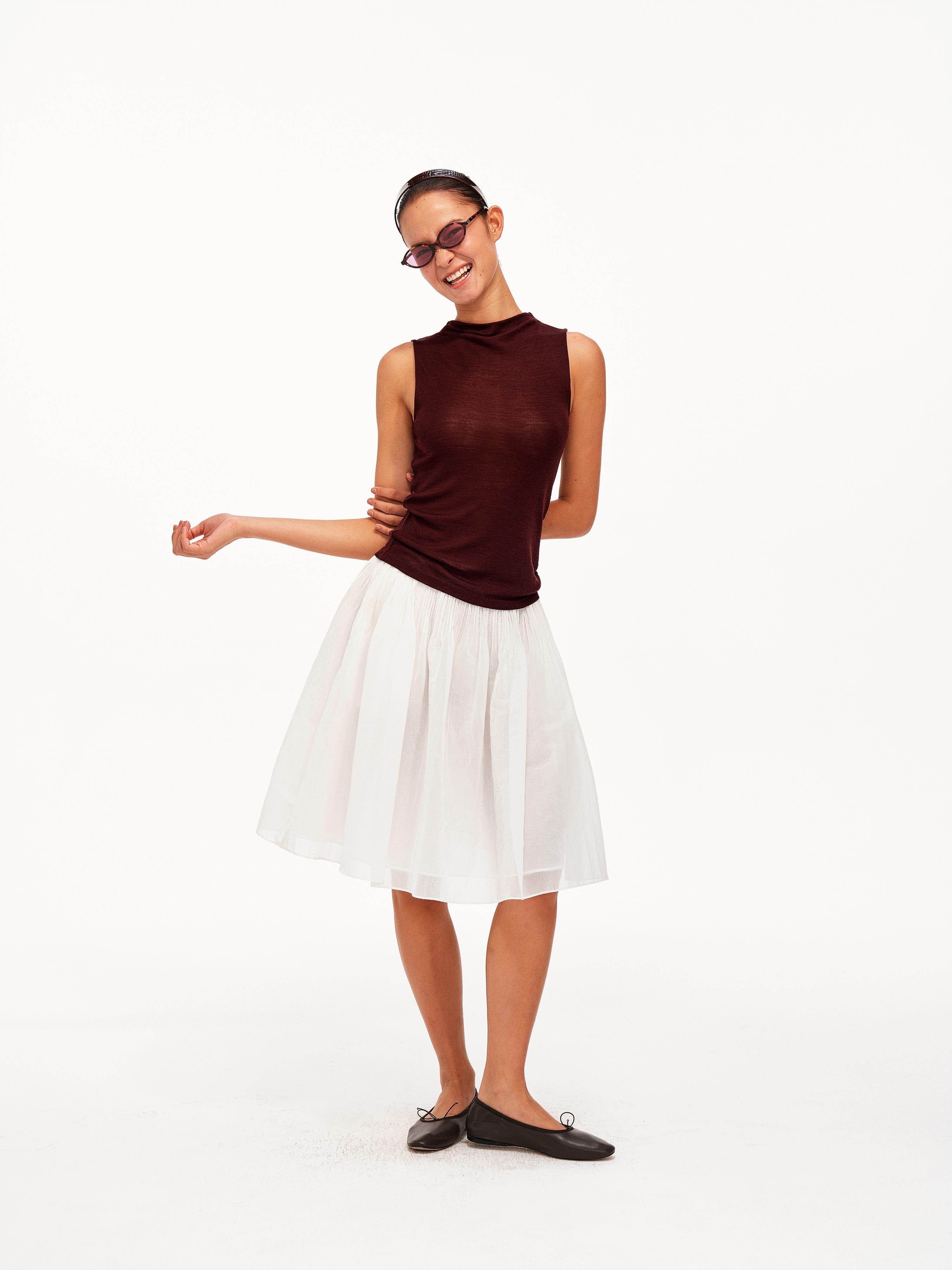 The Sheer Drape Tank