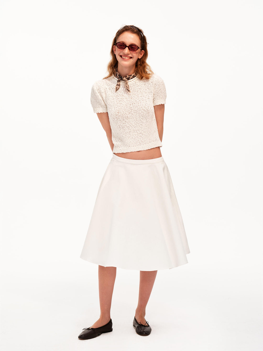 The Textured Puff Knit Top