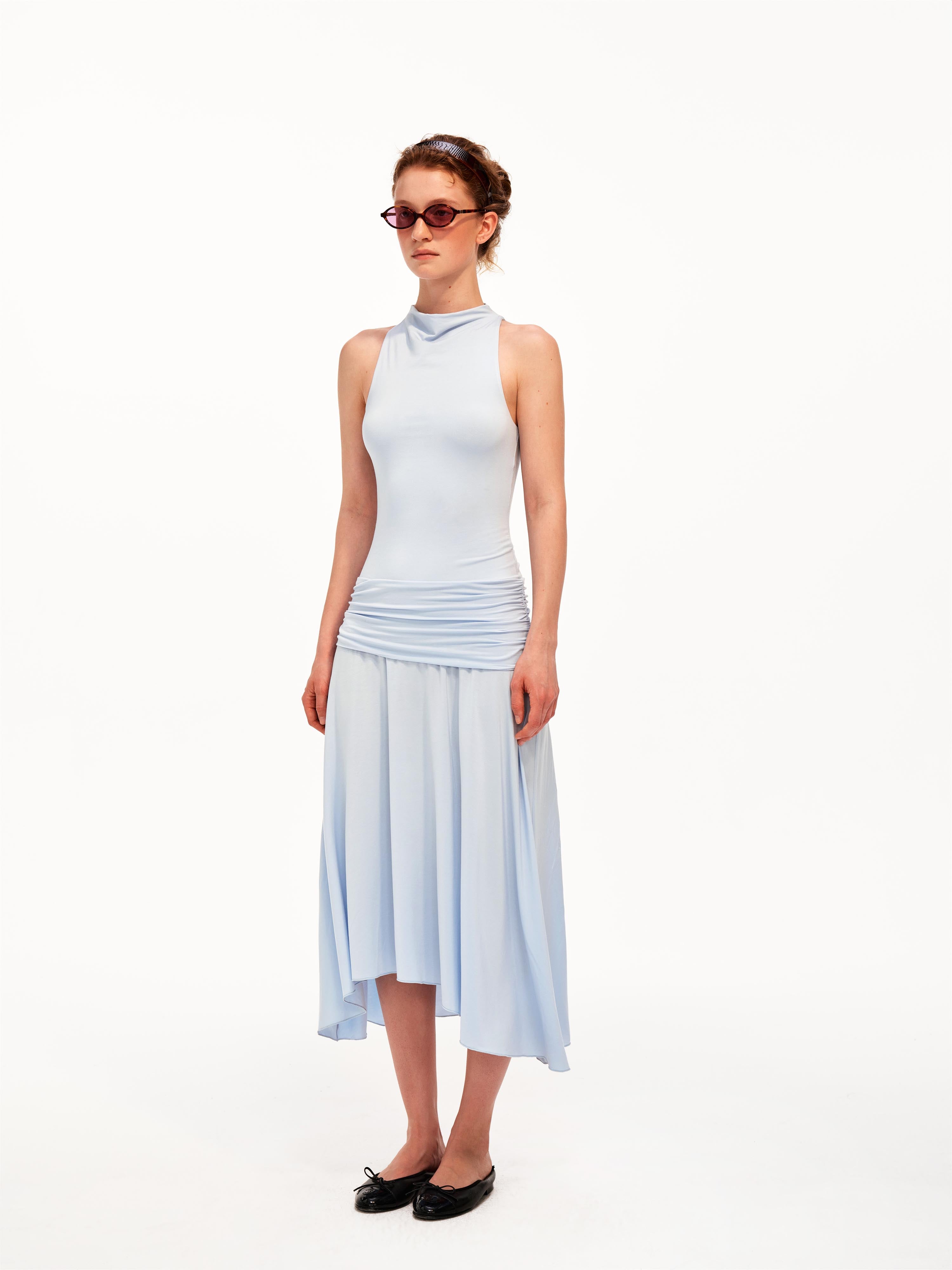 The Whisper Halter Dress