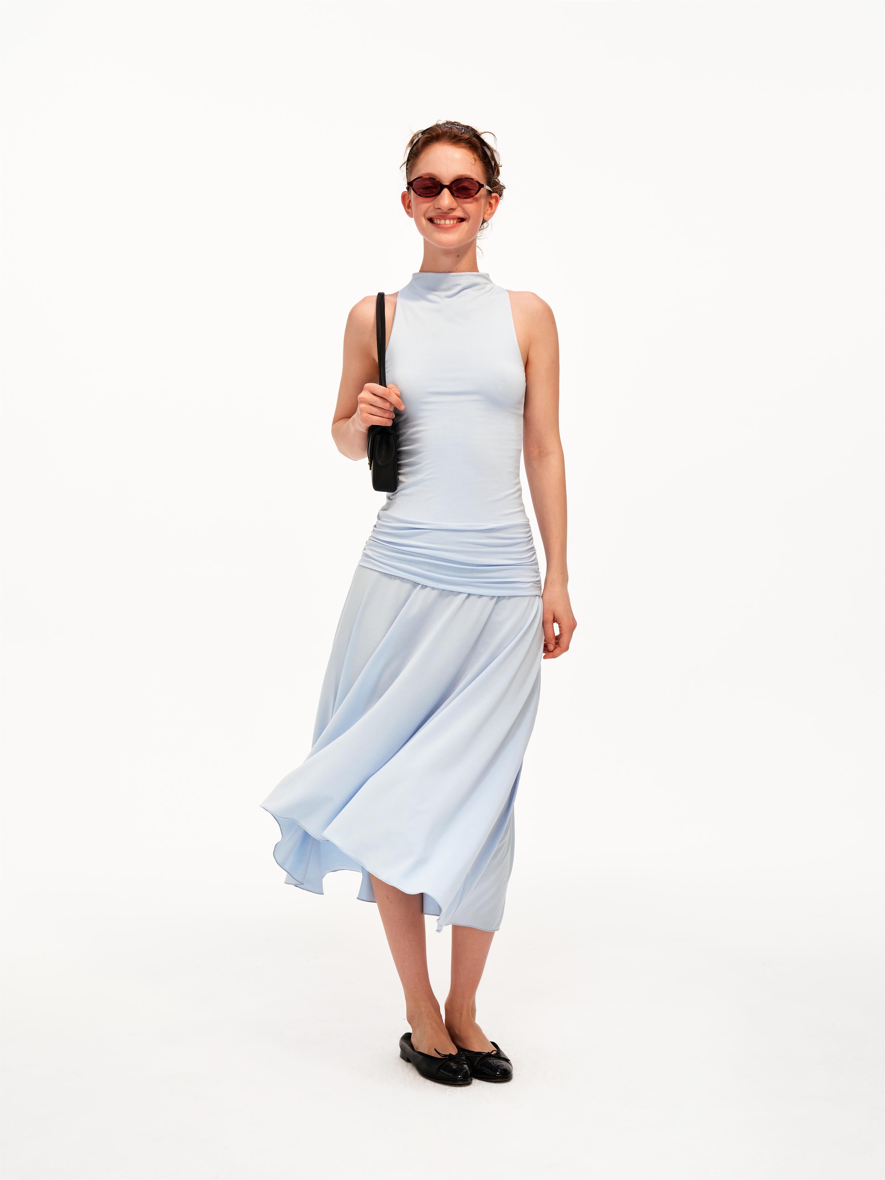 The Whisper Halter Dress