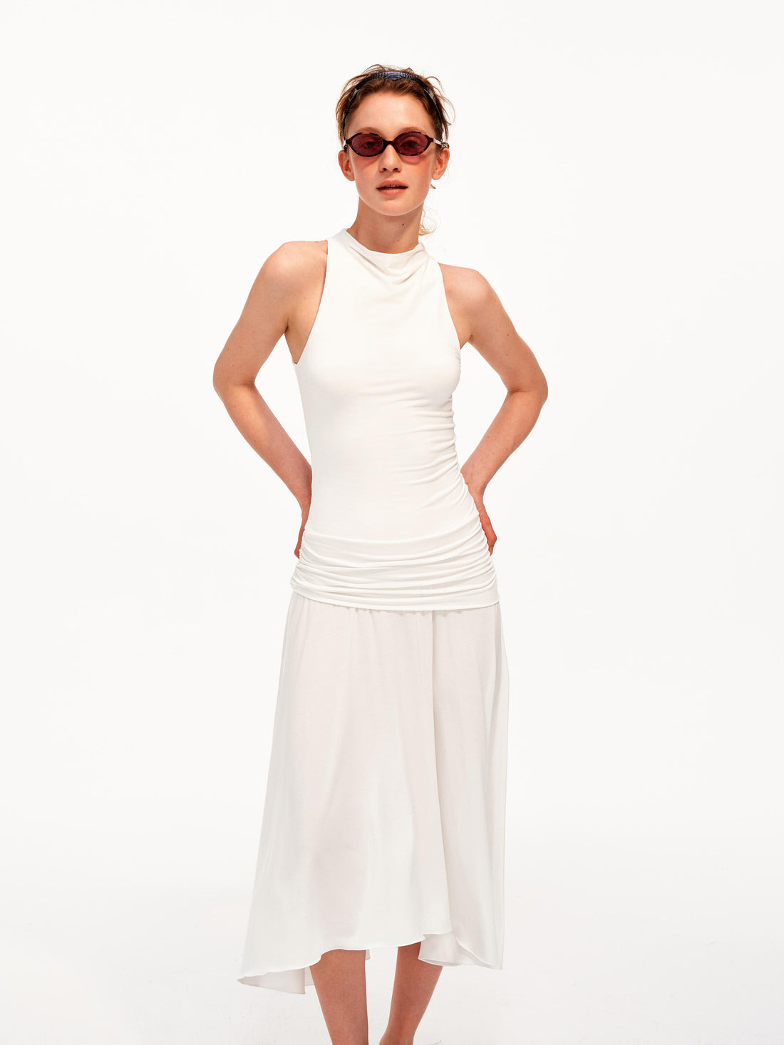 The Whisper Halter Dress