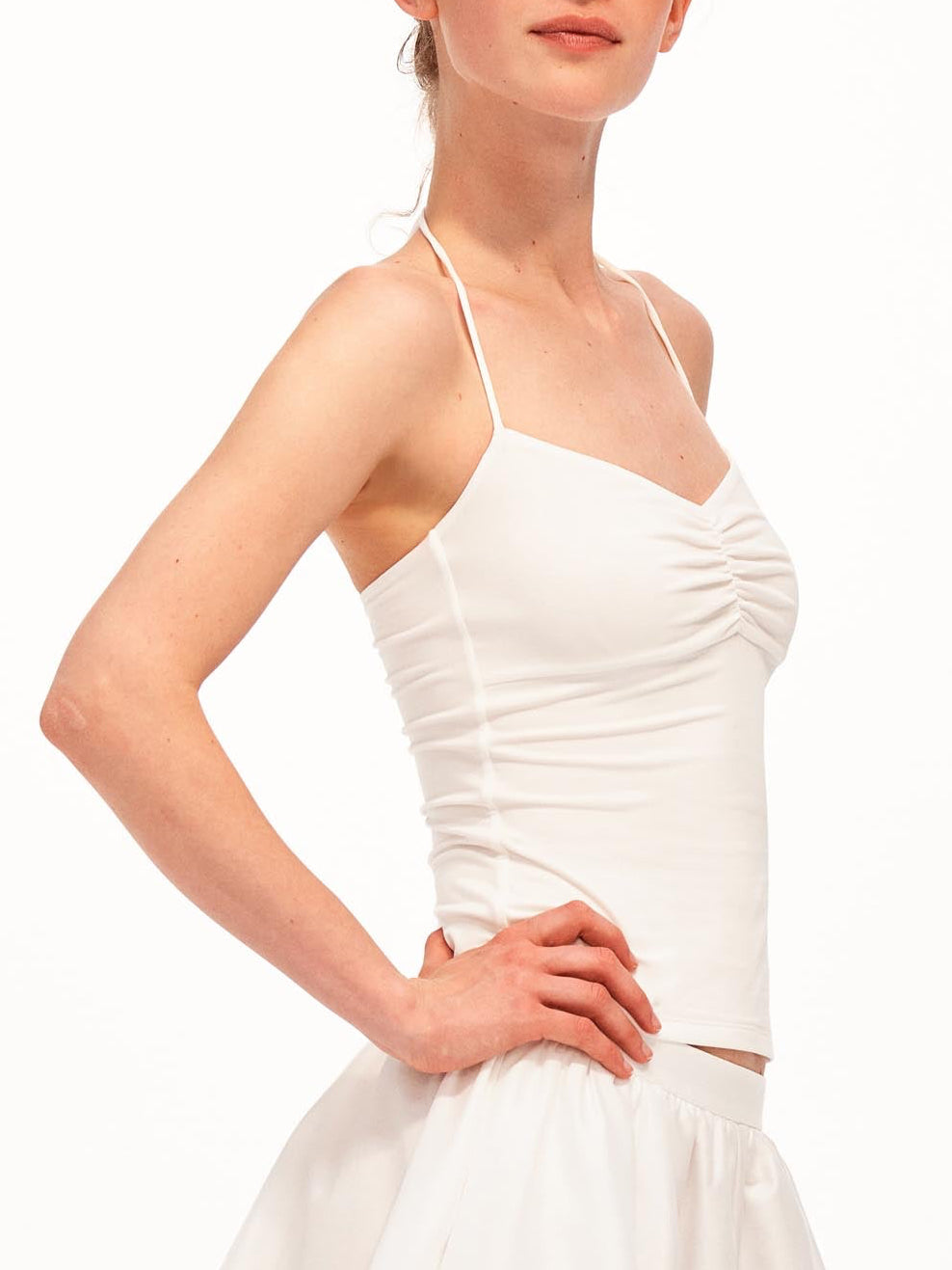 The Ruched Halter Cami