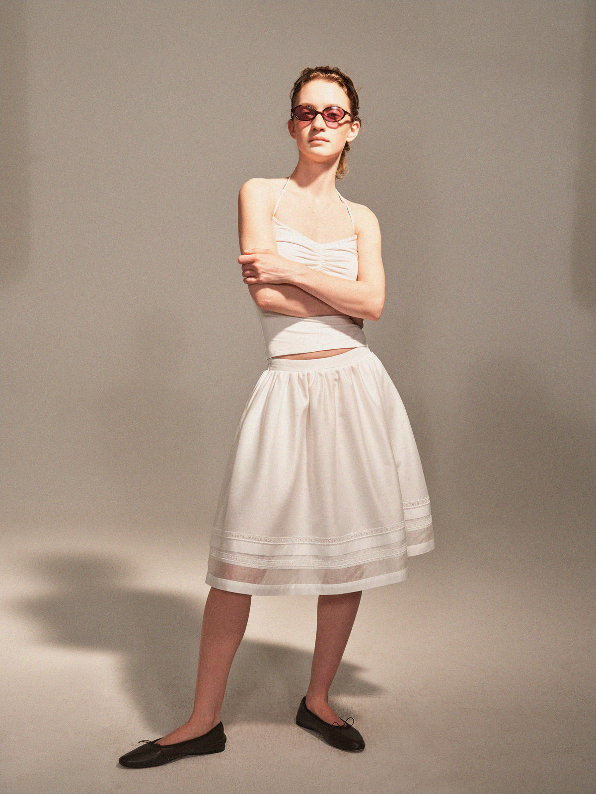 The Ruched Halter Cami