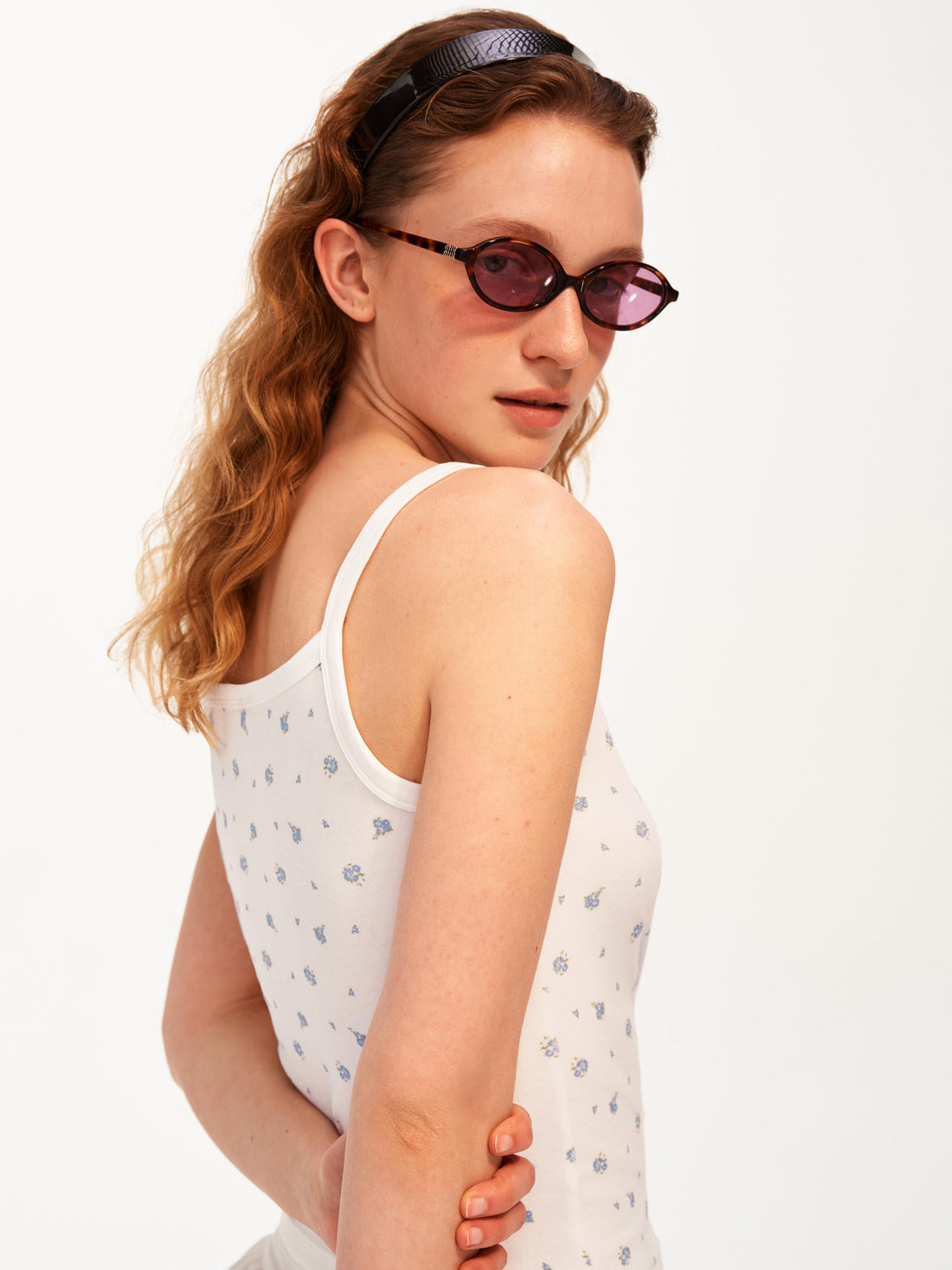 Floral Henley Tank