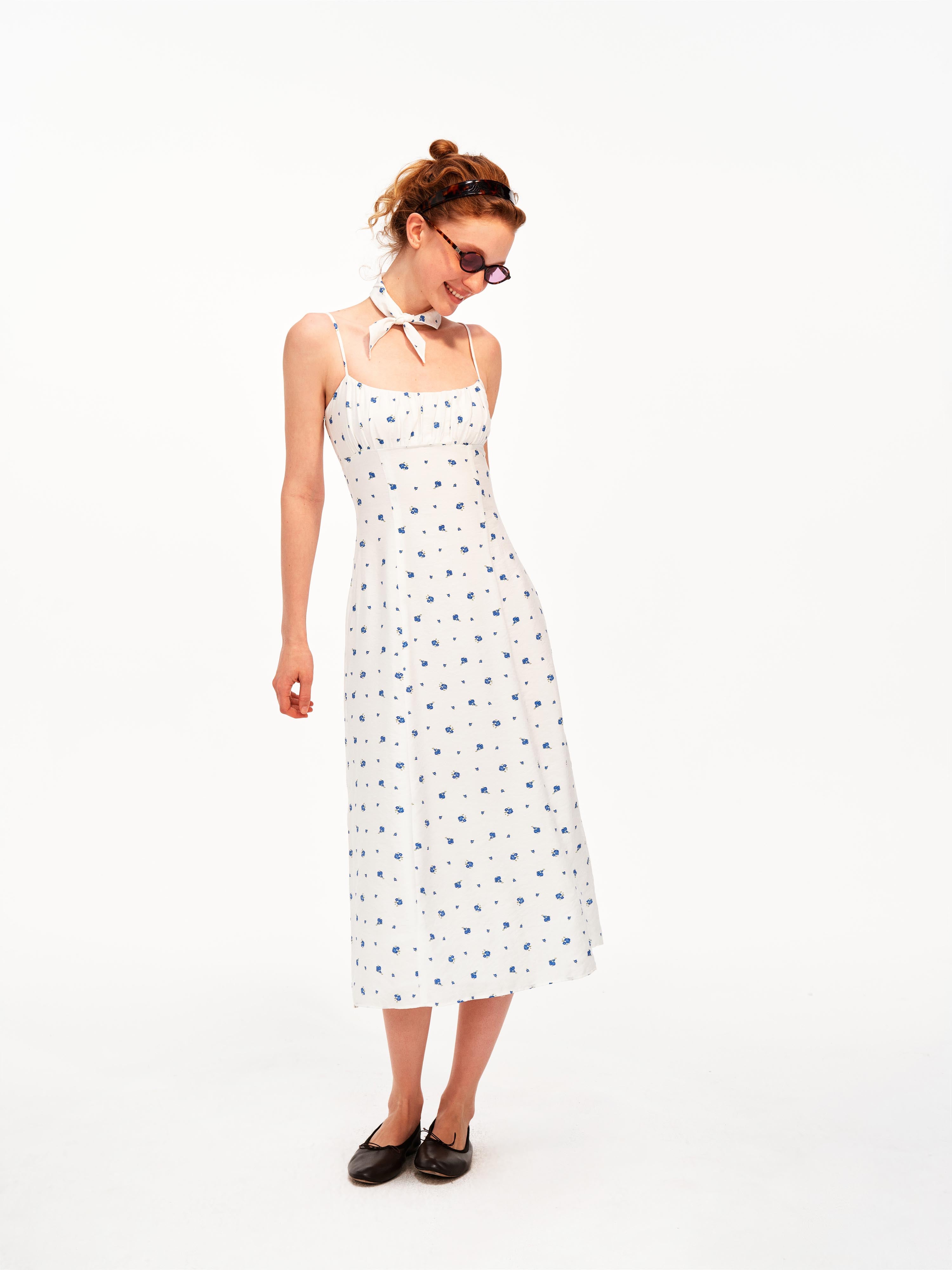 The Soft Floral Slip Dress