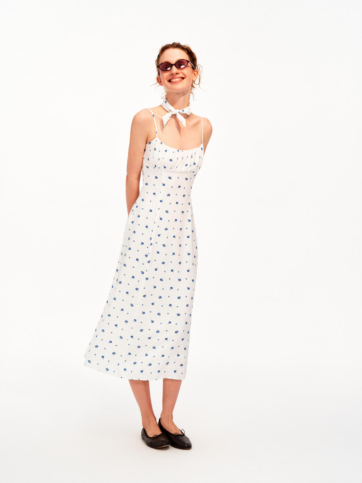 The Soft Floral Slip Dress