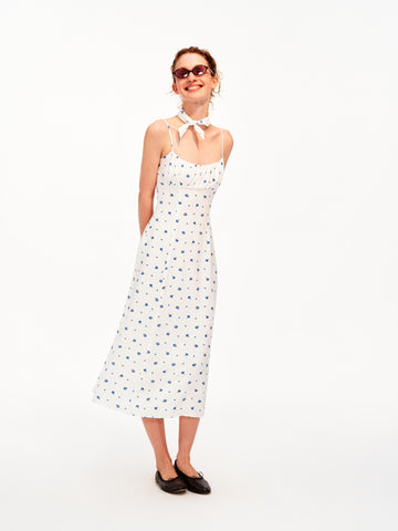 The Soft Floral Slip Dress