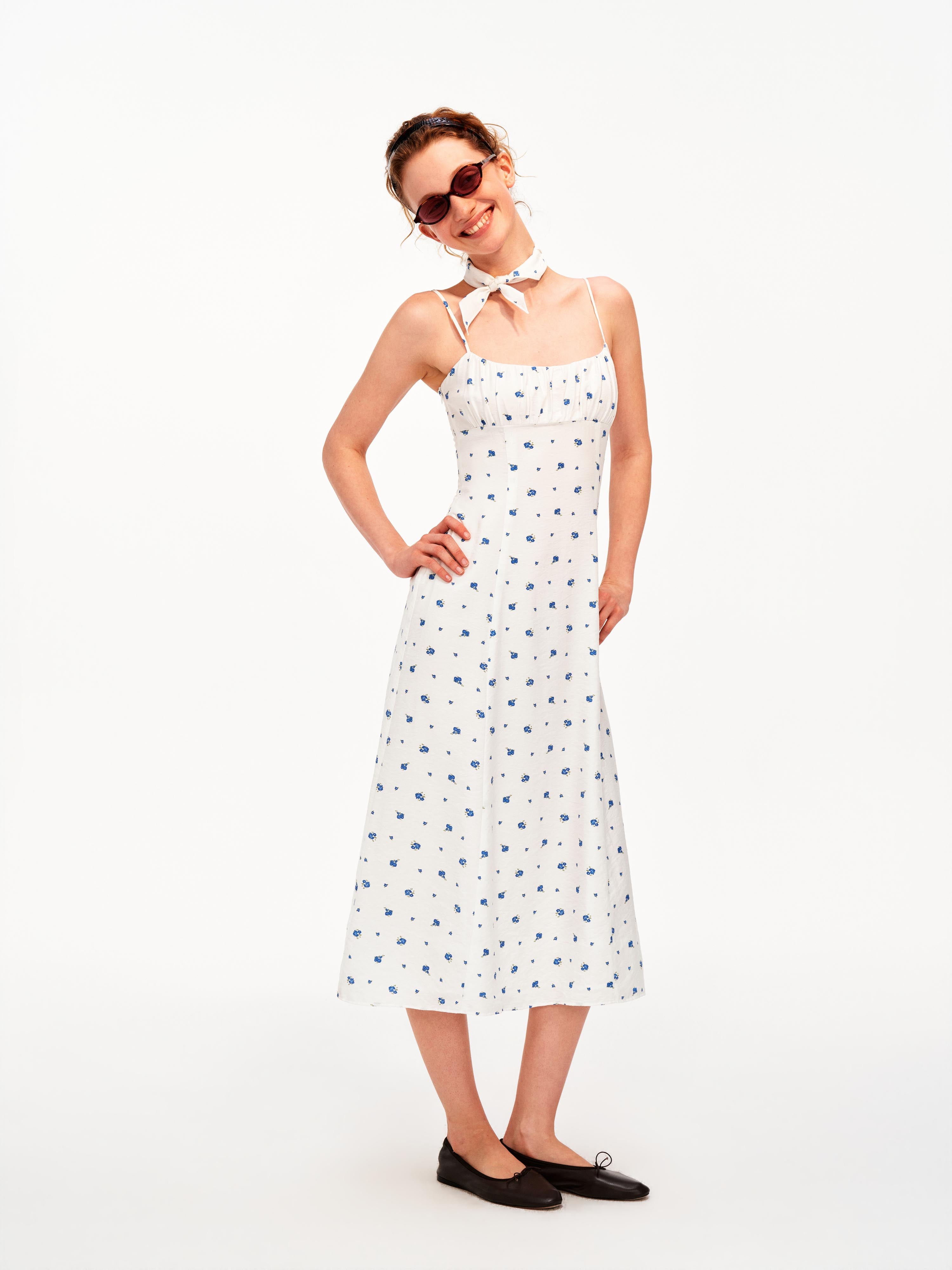 The Soft Floral Slip Dress