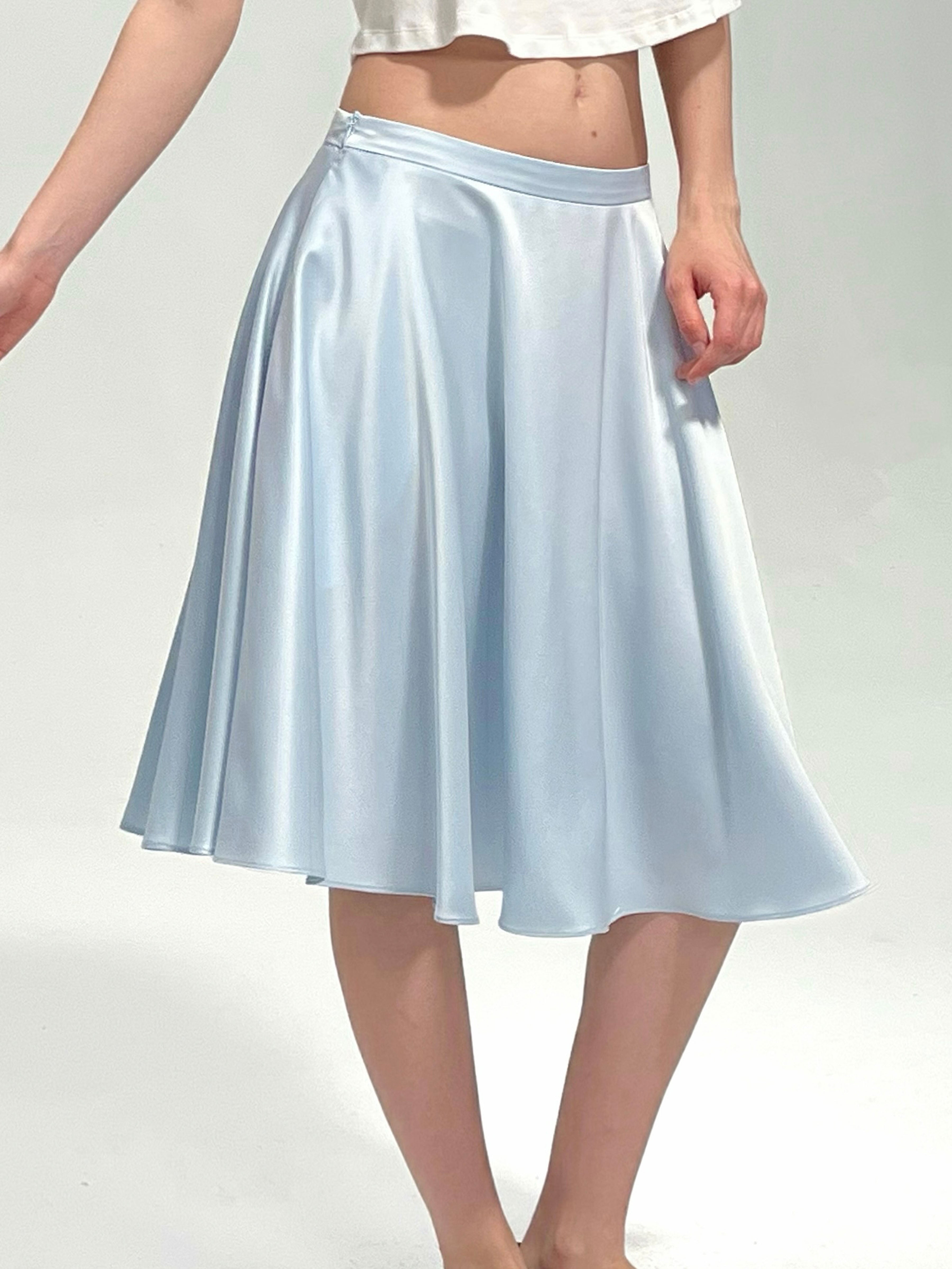 Acetate Draped Skirt