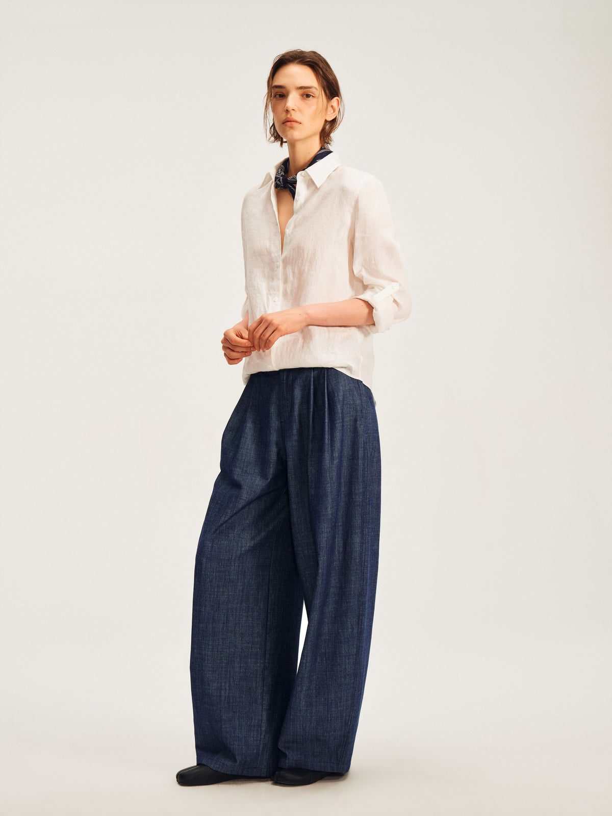 Indigo Volume Trousers