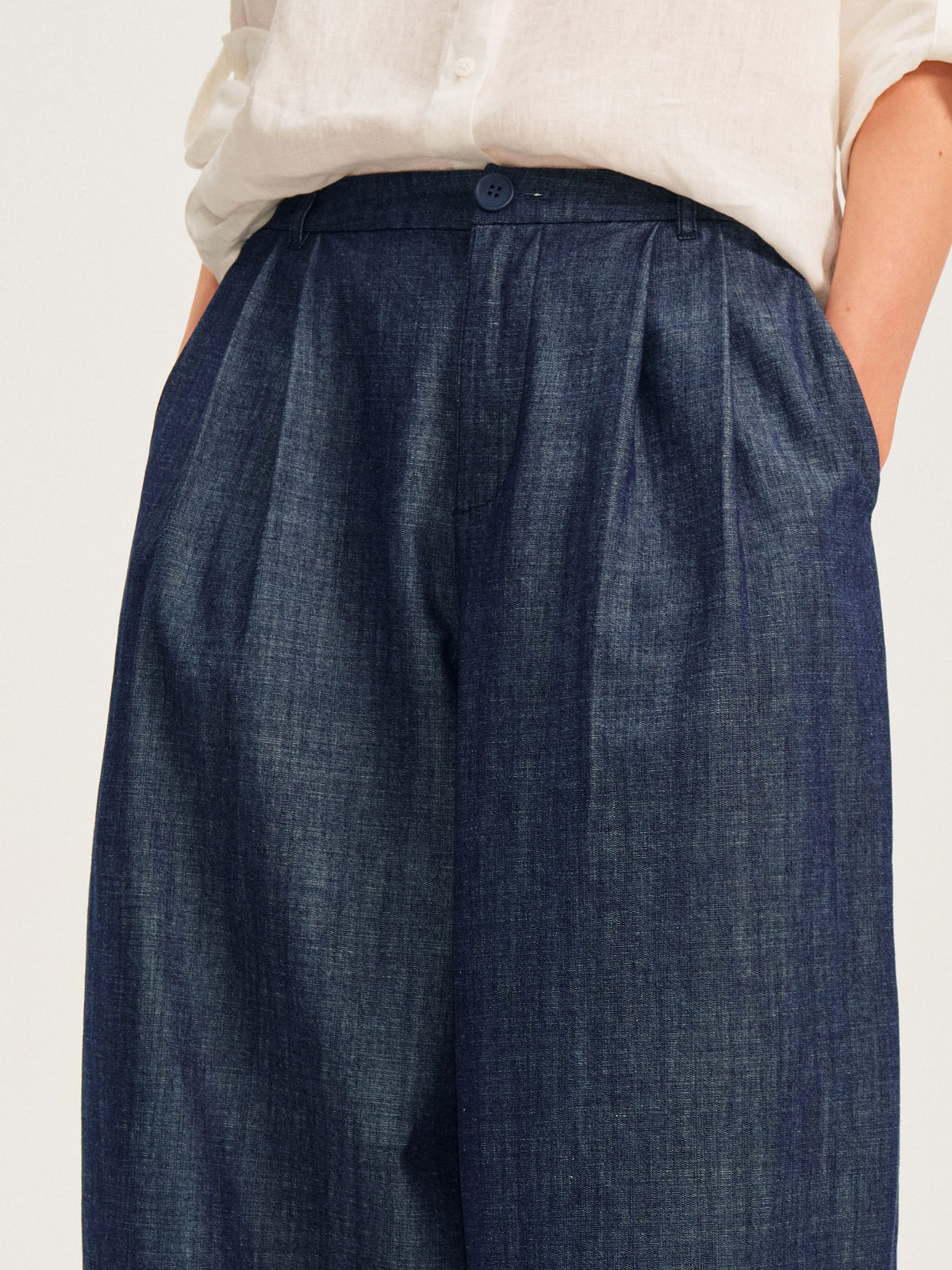 Indigo Volume Trousers
