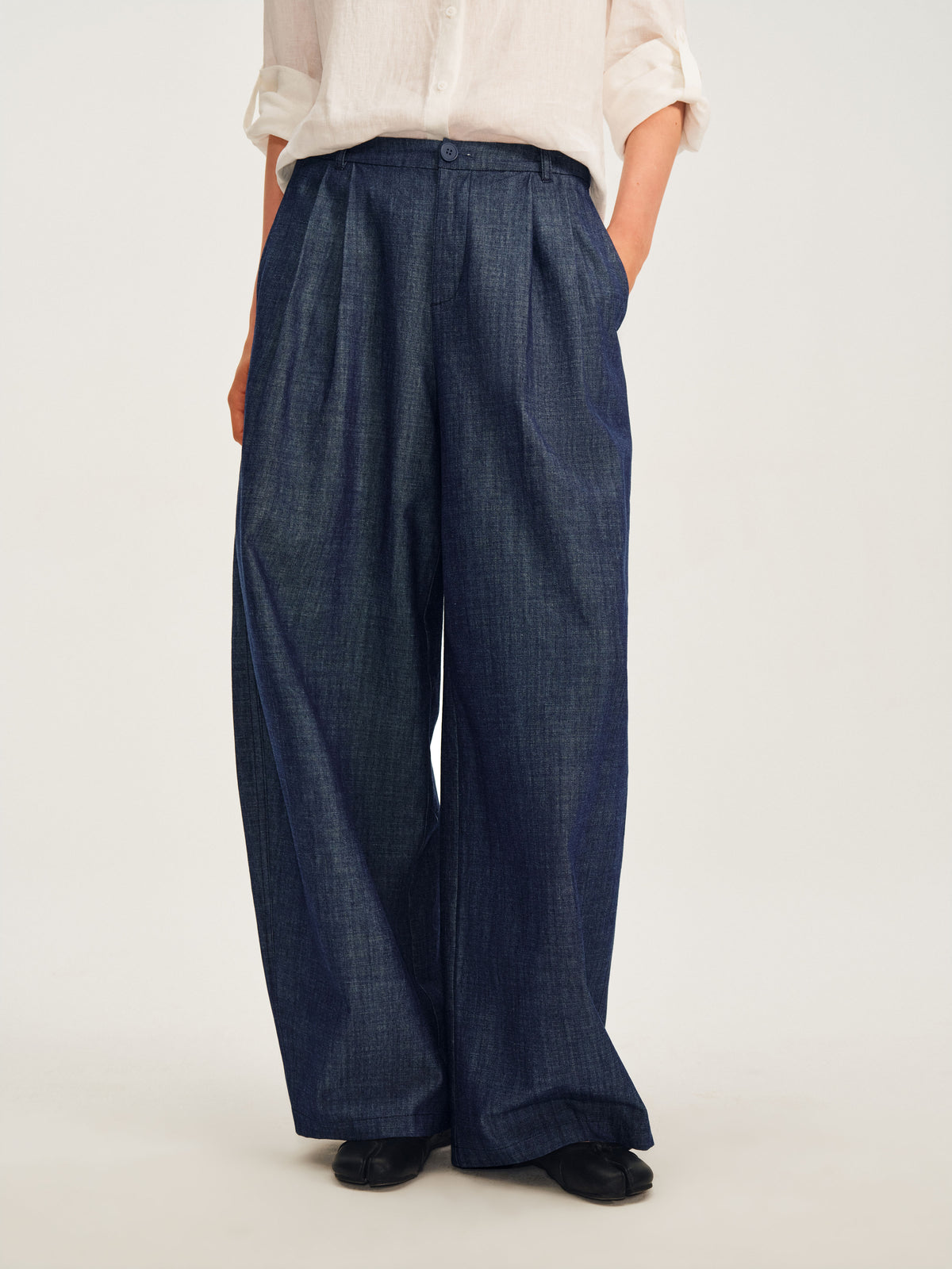 Indigo Volume Trousers