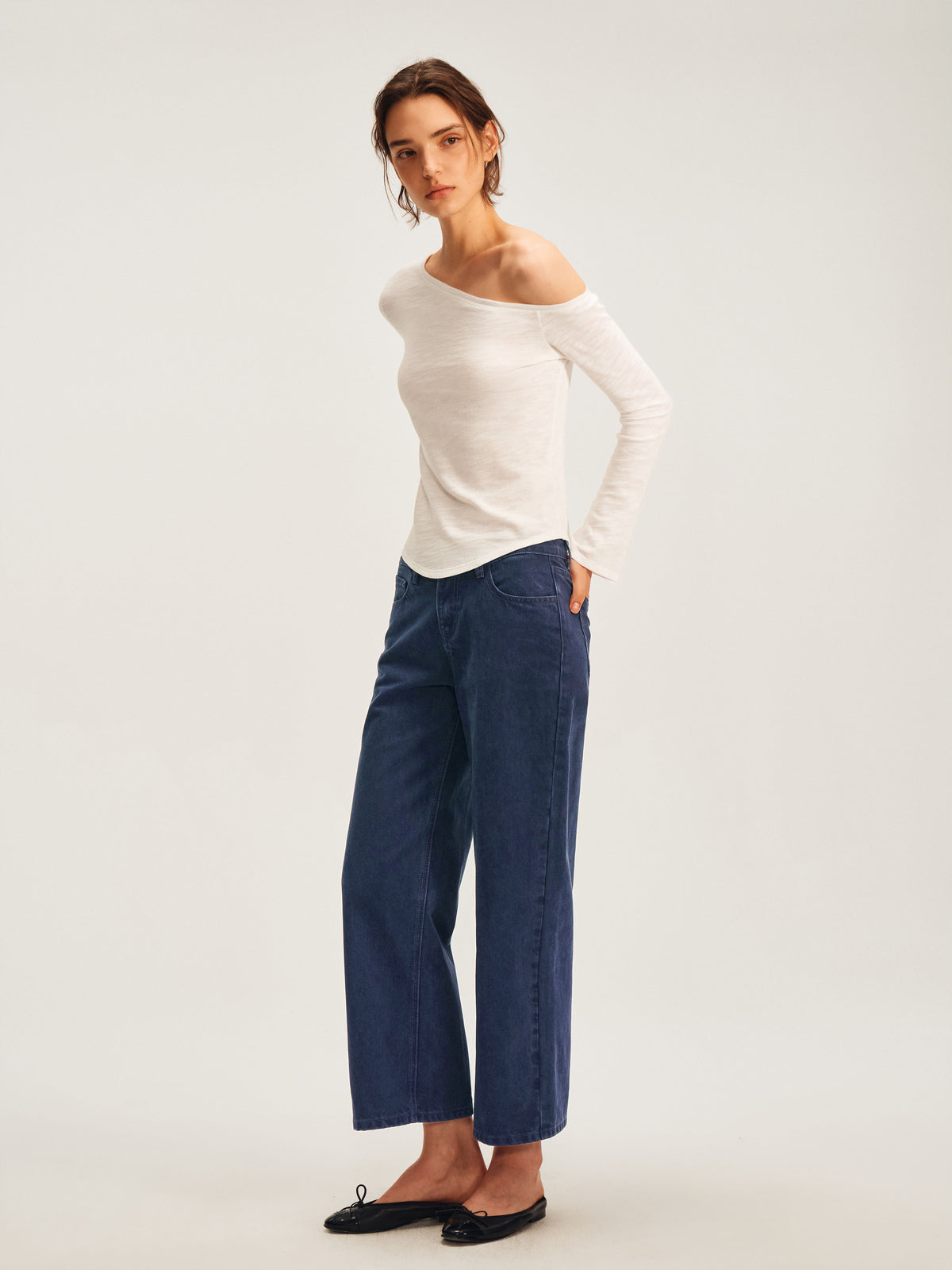 Soft Classic Off-Shoulder Top