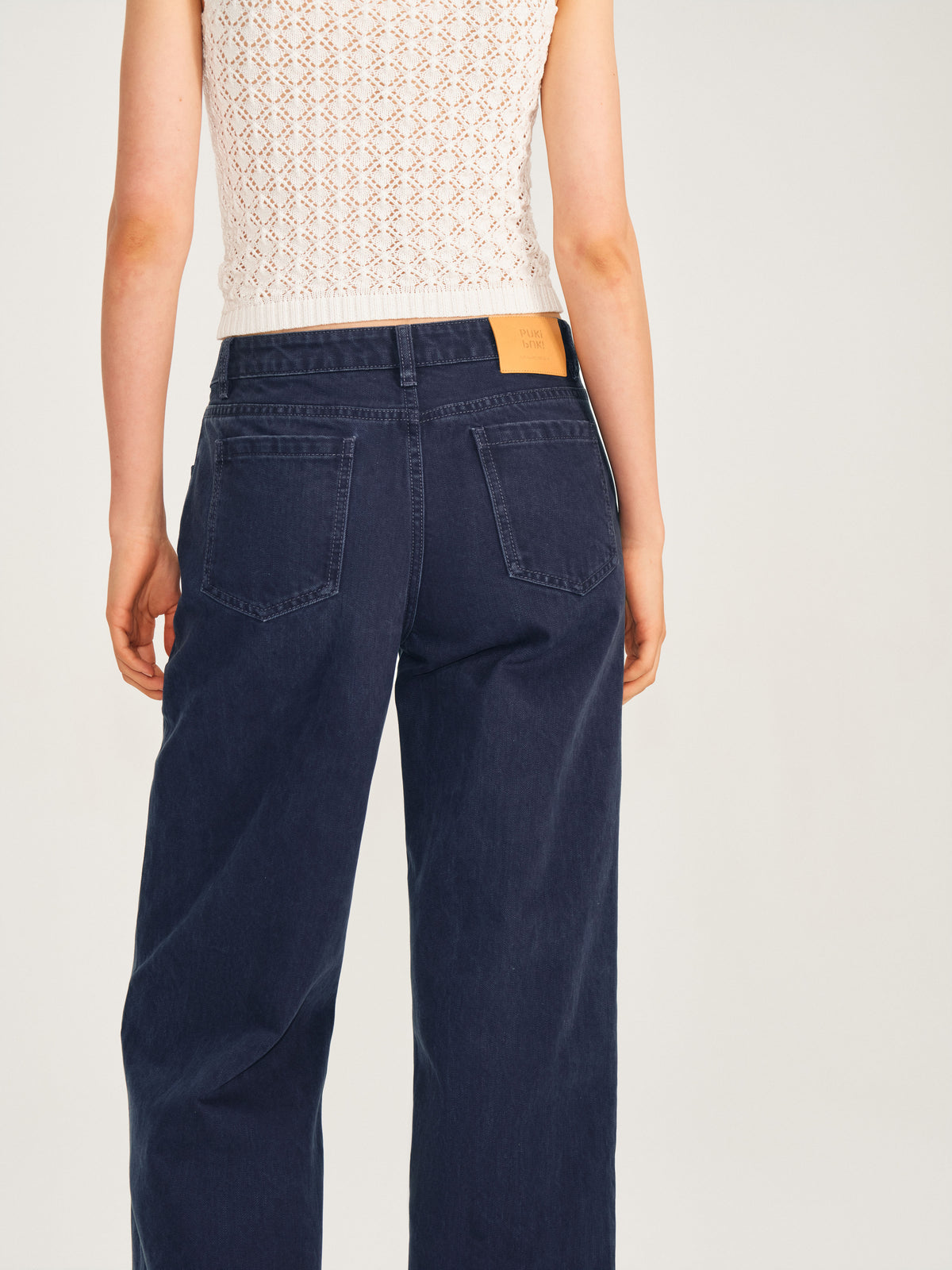 Cropped Straight-Leg Trousers