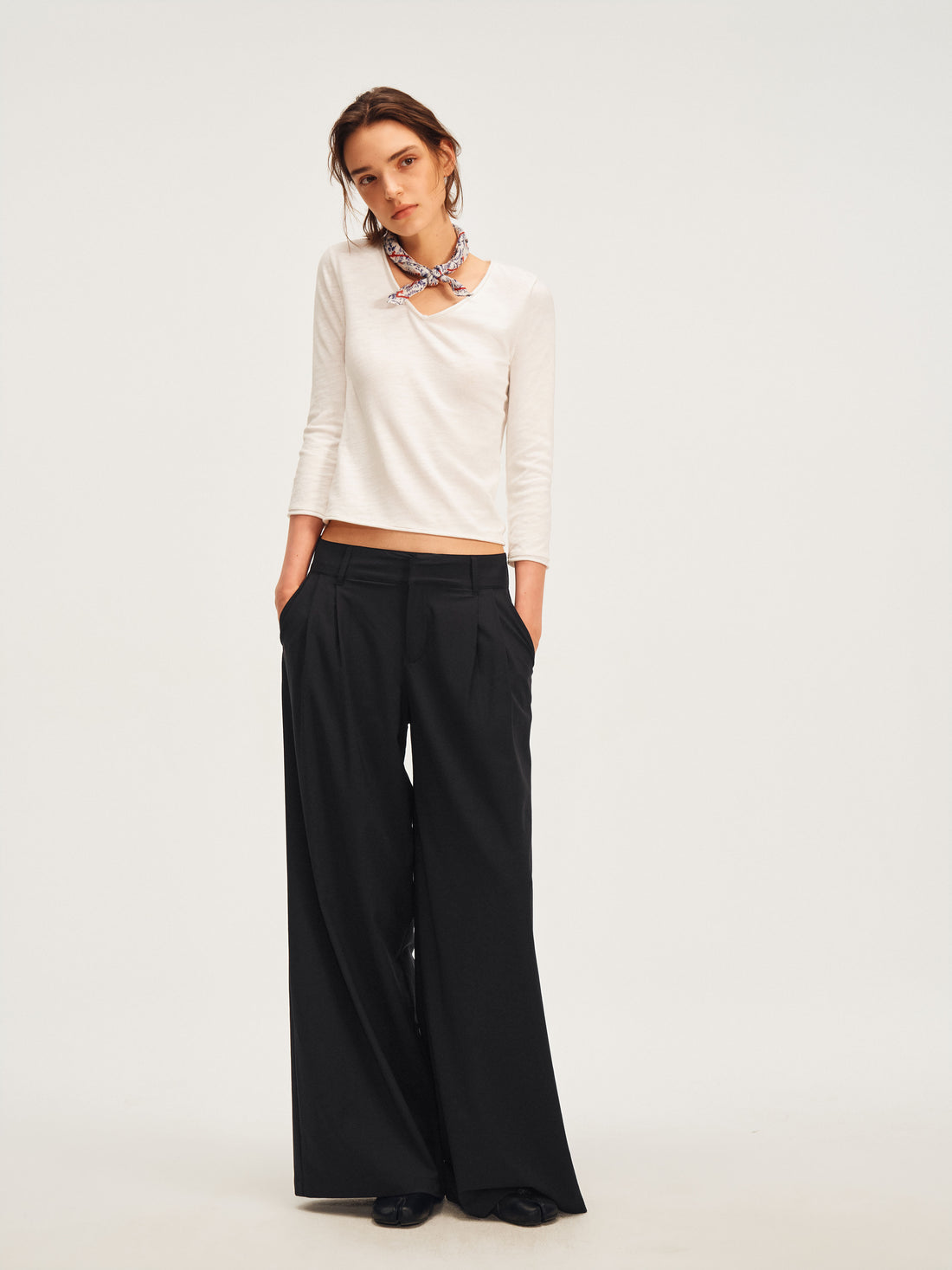 Fluid Pleat Trousers
