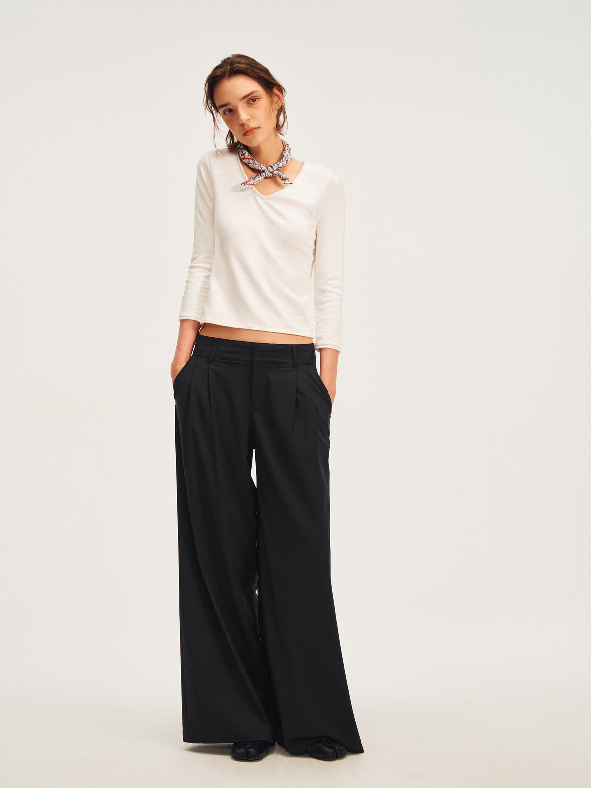 Fluid Pleat Trousers