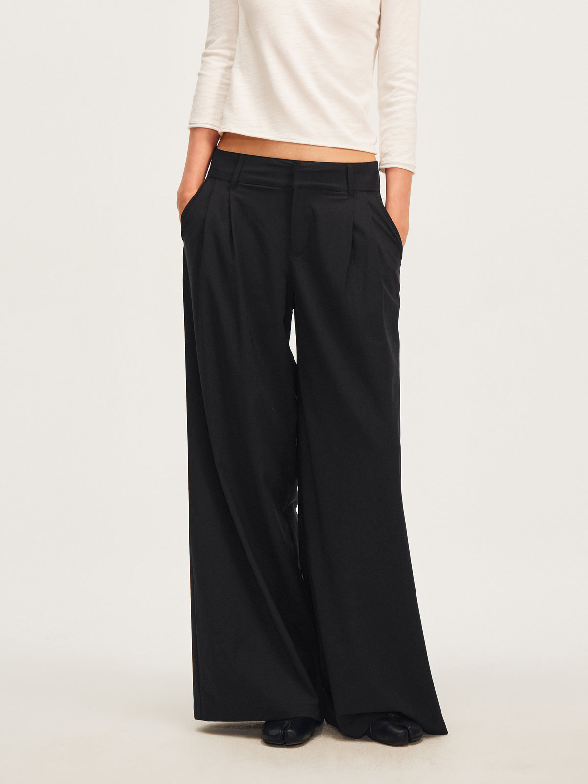 Fluid Pleat Trousers