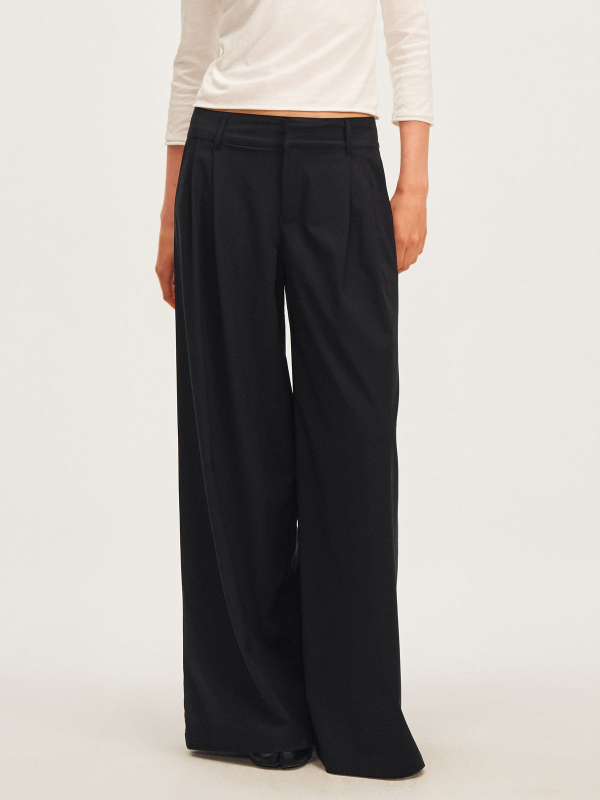 Fluid Pleat Trousers