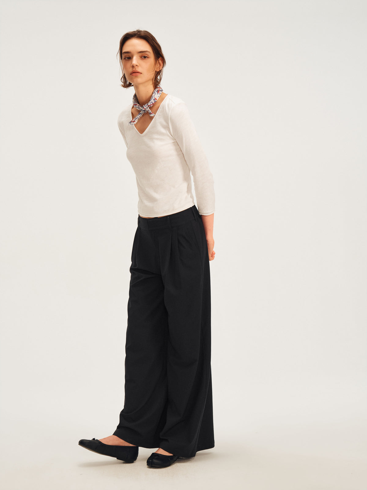 Fluid Pleat Trousers