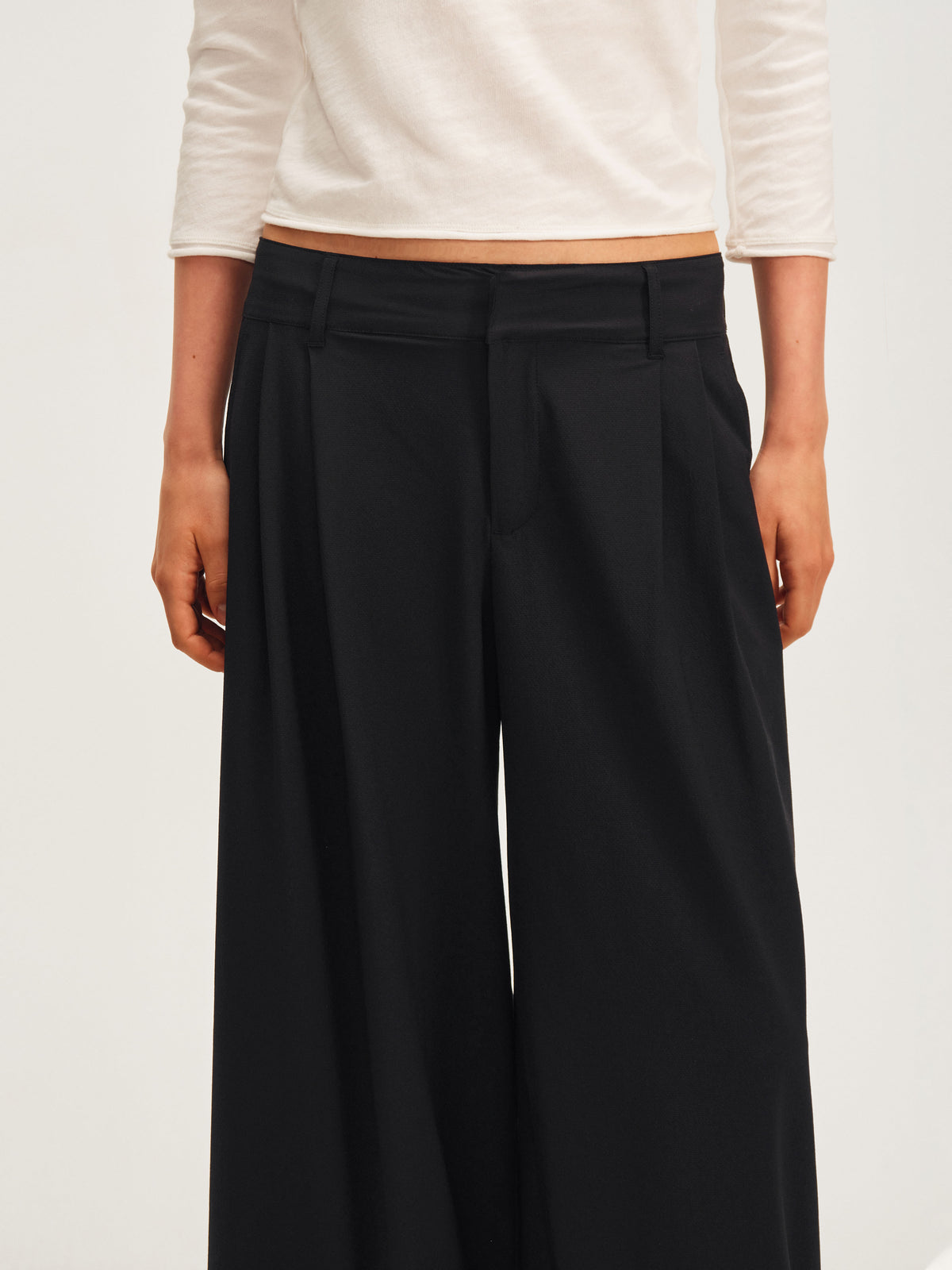 Fluid Pleat Trousers