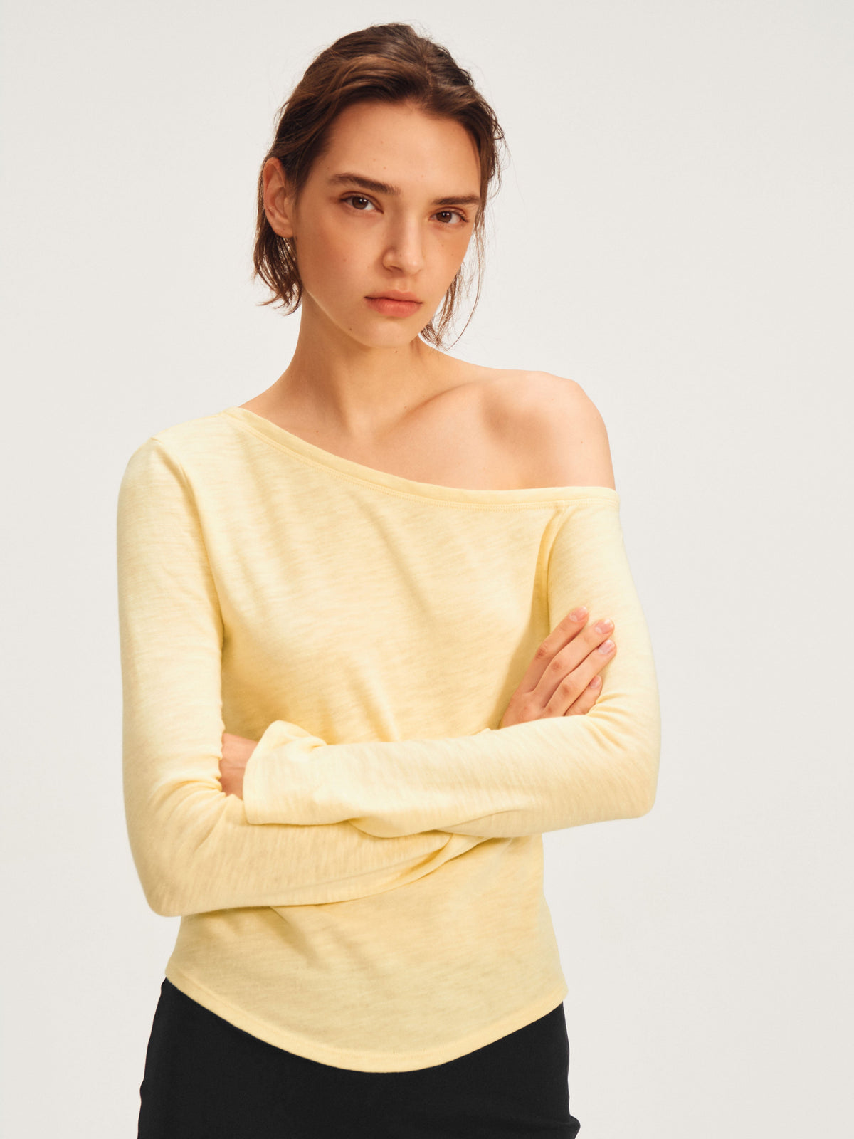 Soft Classic Off-Shoulder Top