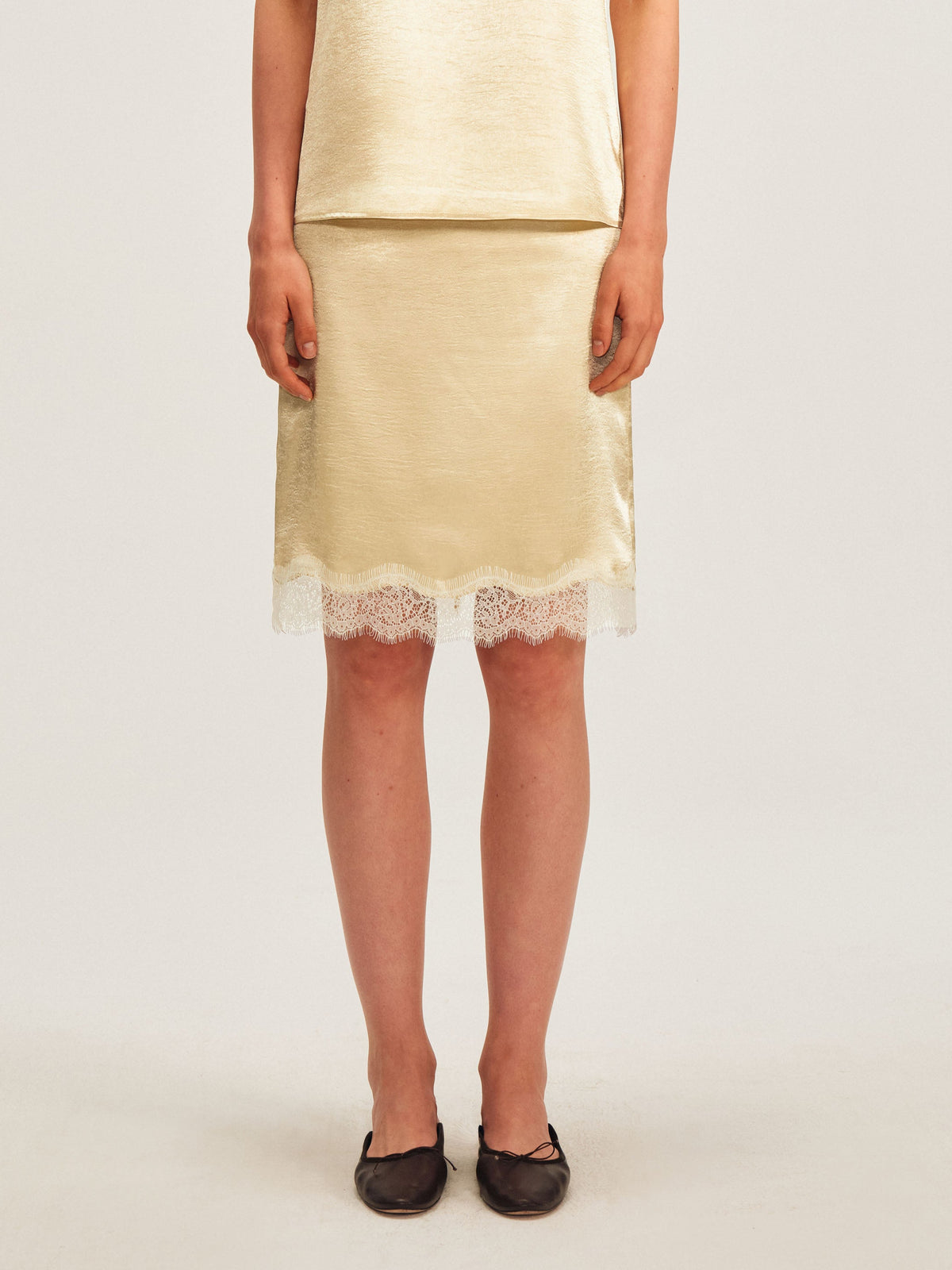 The Lumière Satin Skirt