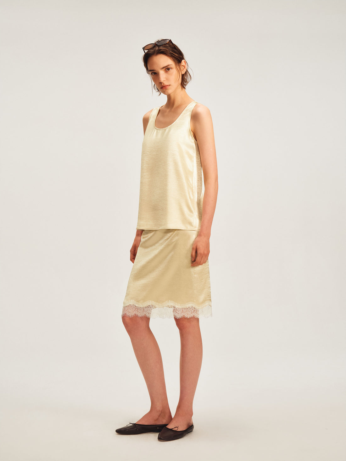 The Lumière Satin Tank