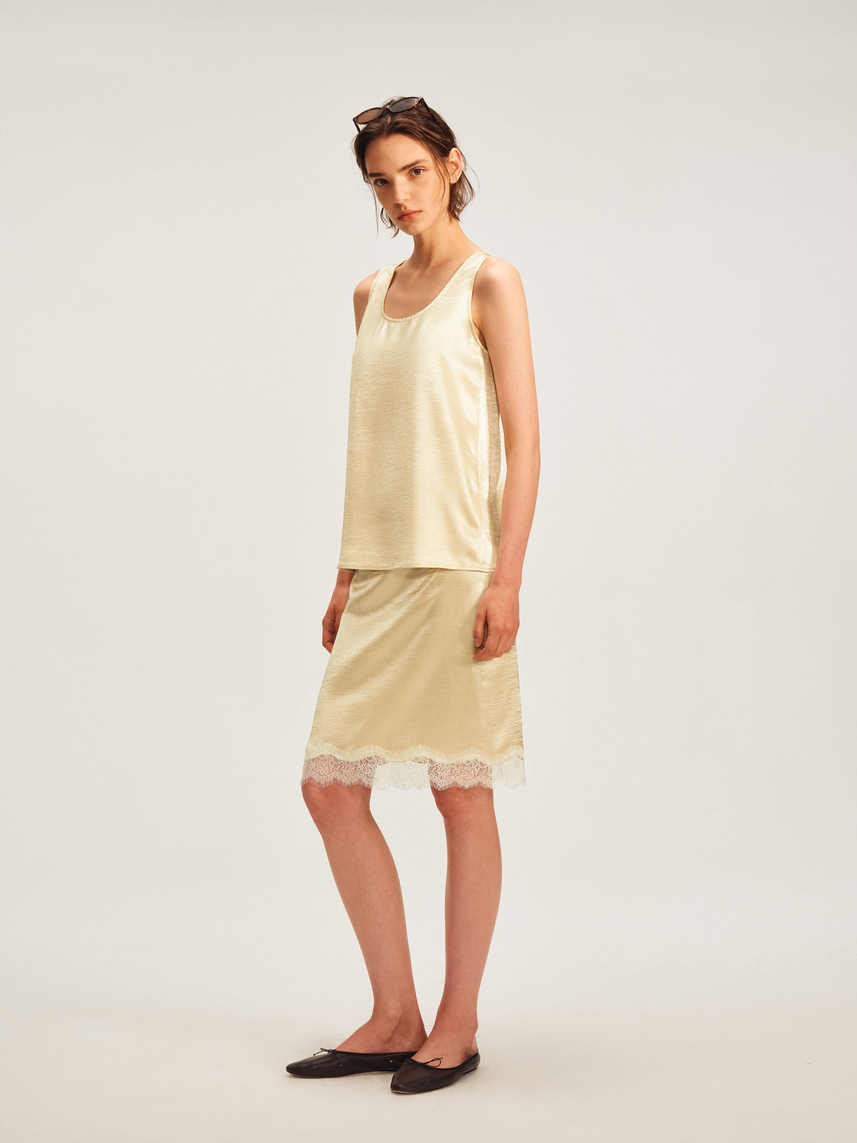 The Lumière Satin Tank