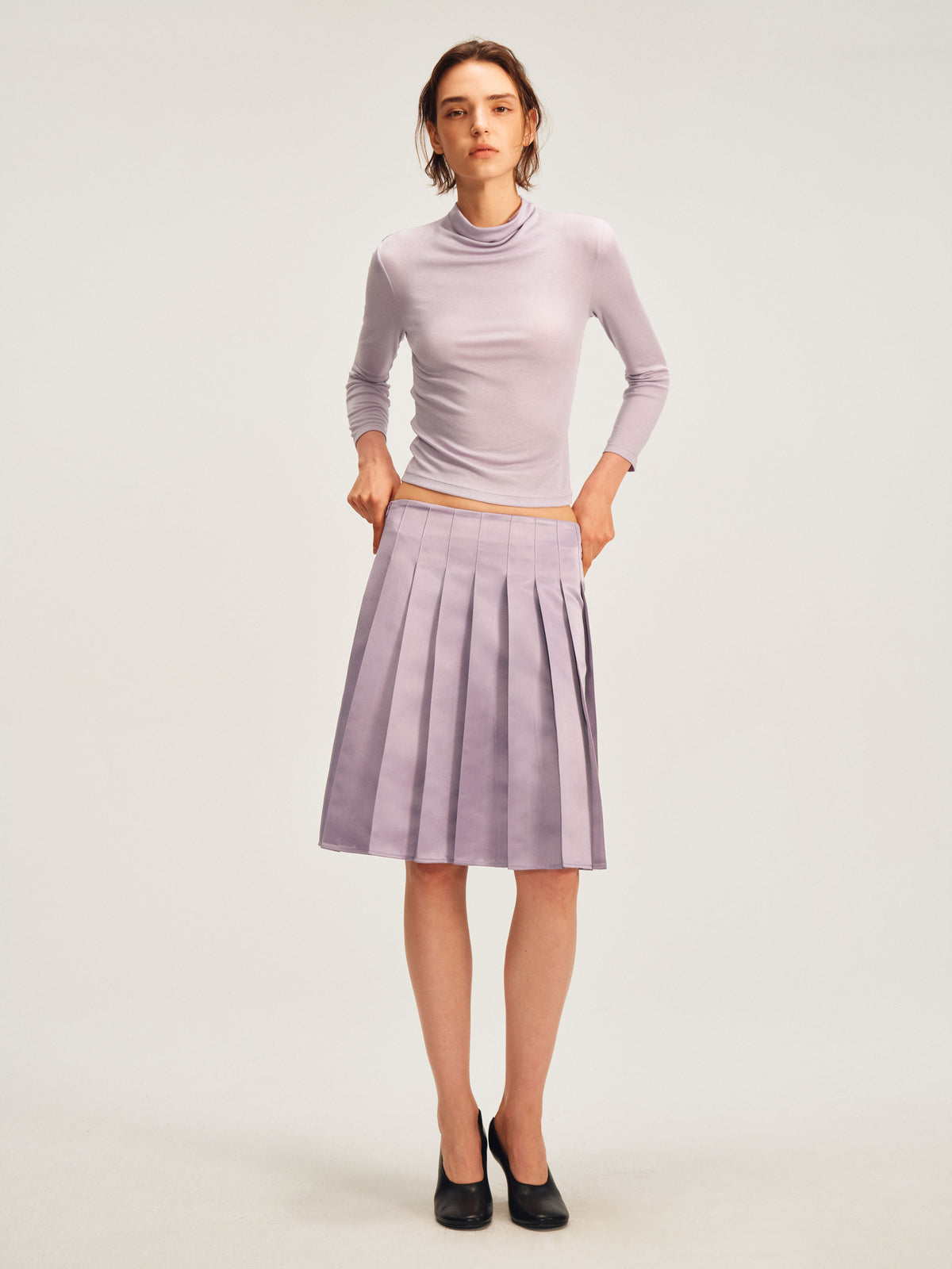 Soft Classic Pleated Skirt