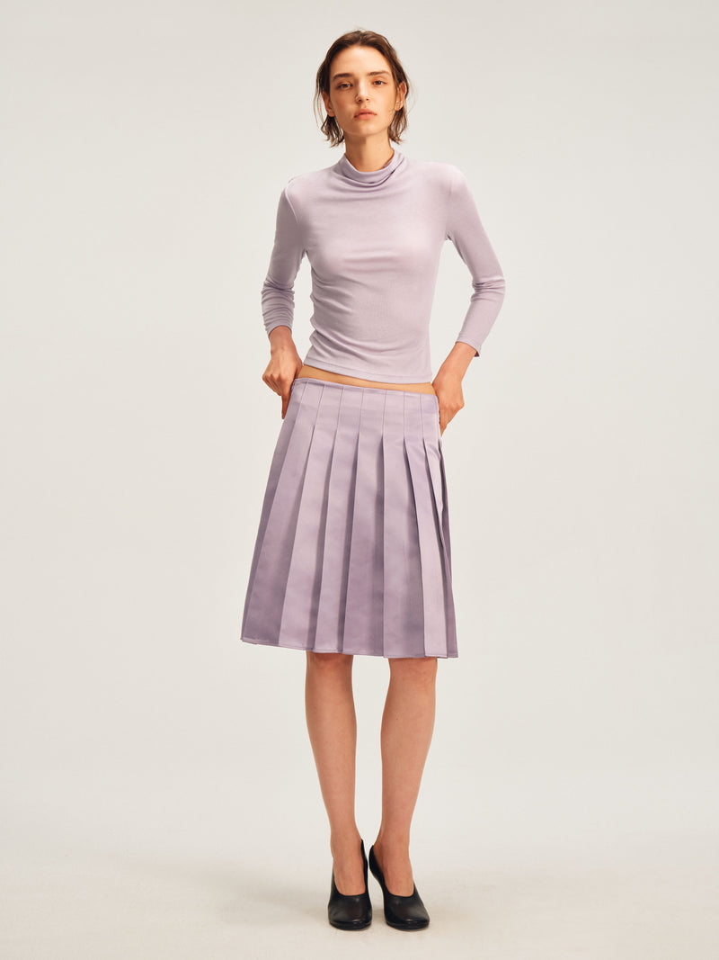 Soft Classic Pleated Skirt